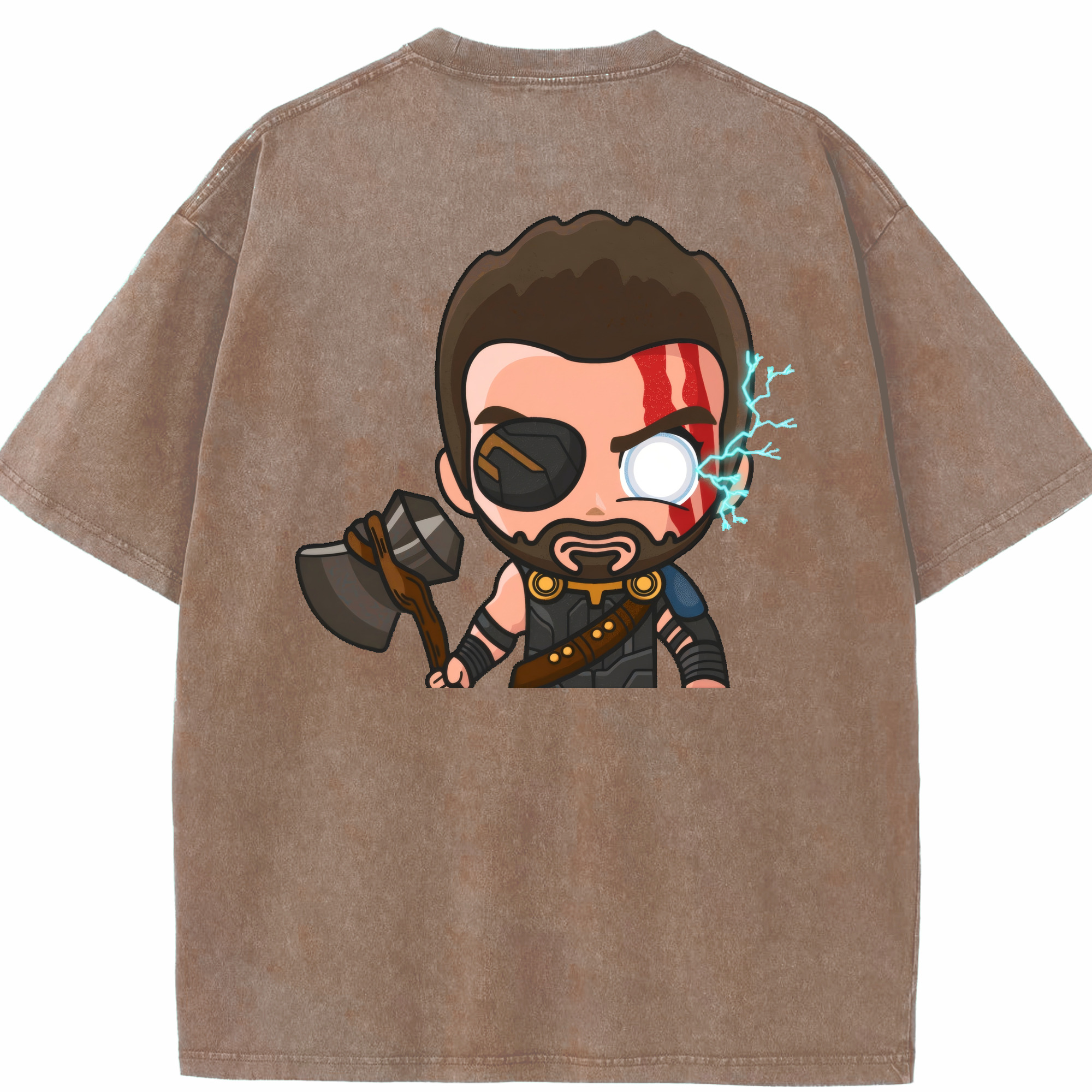 （画像用） アベンジャーズ The Avengers 綿100% ヴィンテージ風 半袖Tシャツ（背面プリント）