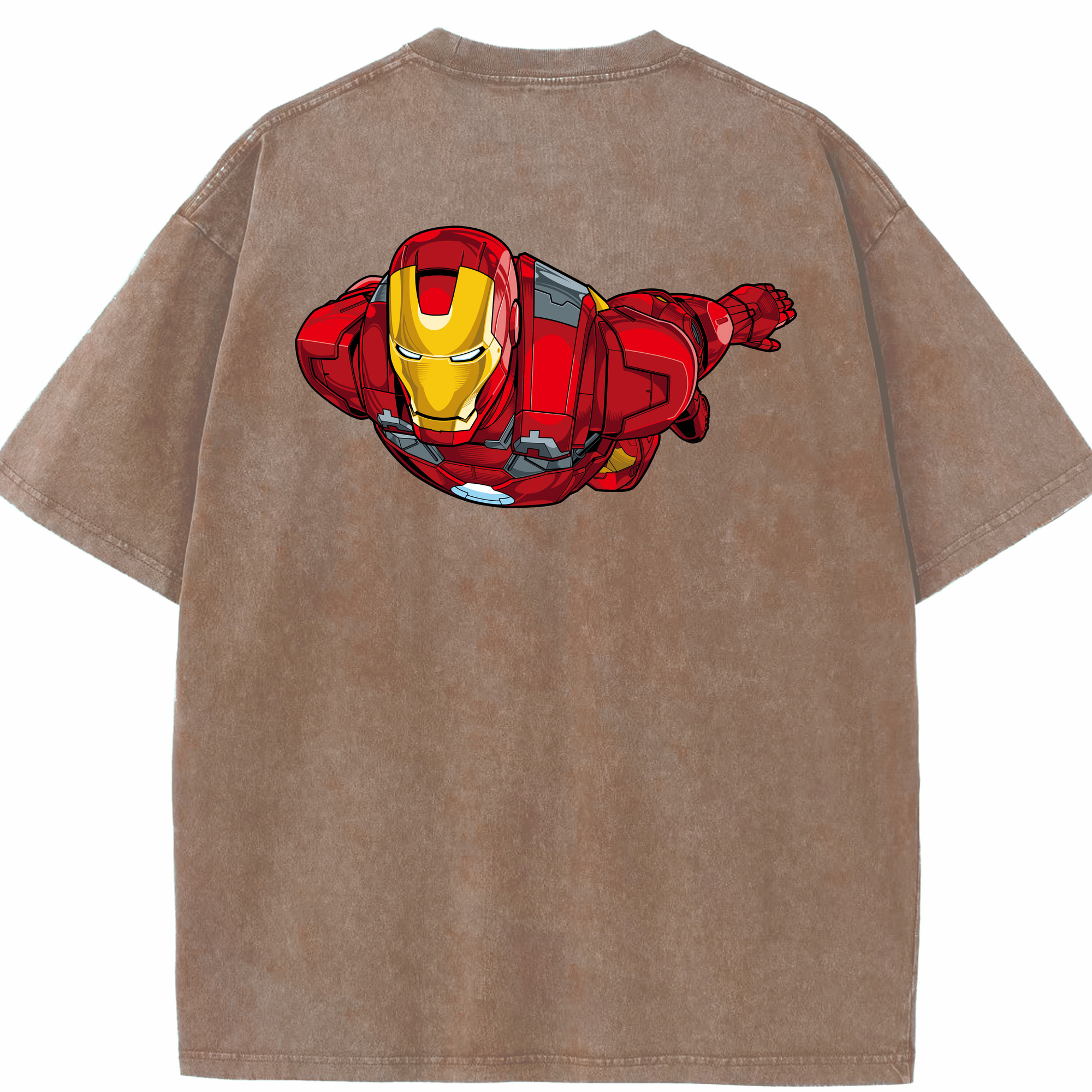 （画像用） アベンジャーズ The Avengers 綿100% ヴィンテージ風 半袖Tシャツ（背面プリント）