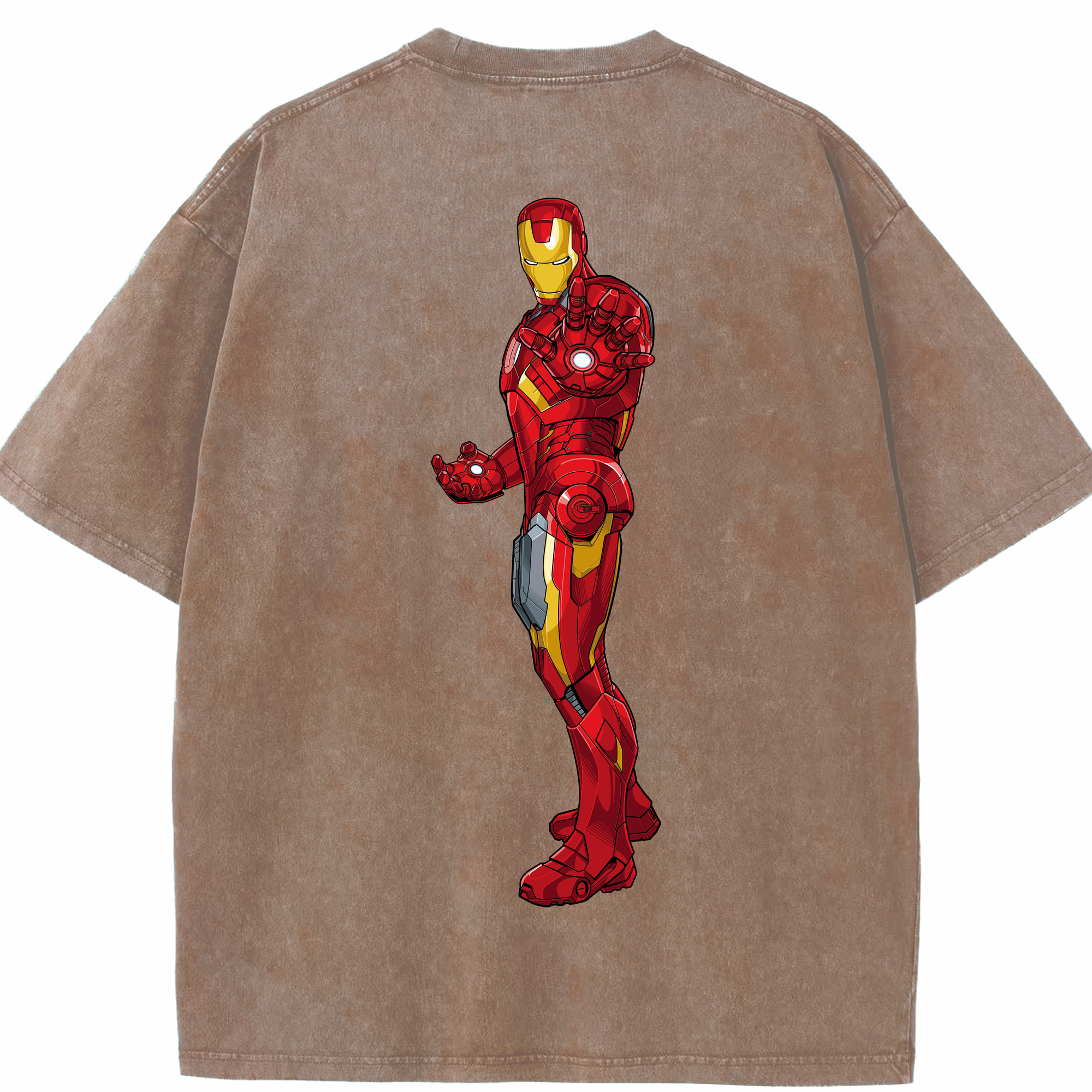 （画像用） アベンジャーズ The Avengers 綿100% ヴィンテージ風 半袖Tシャツ（背面プリント）