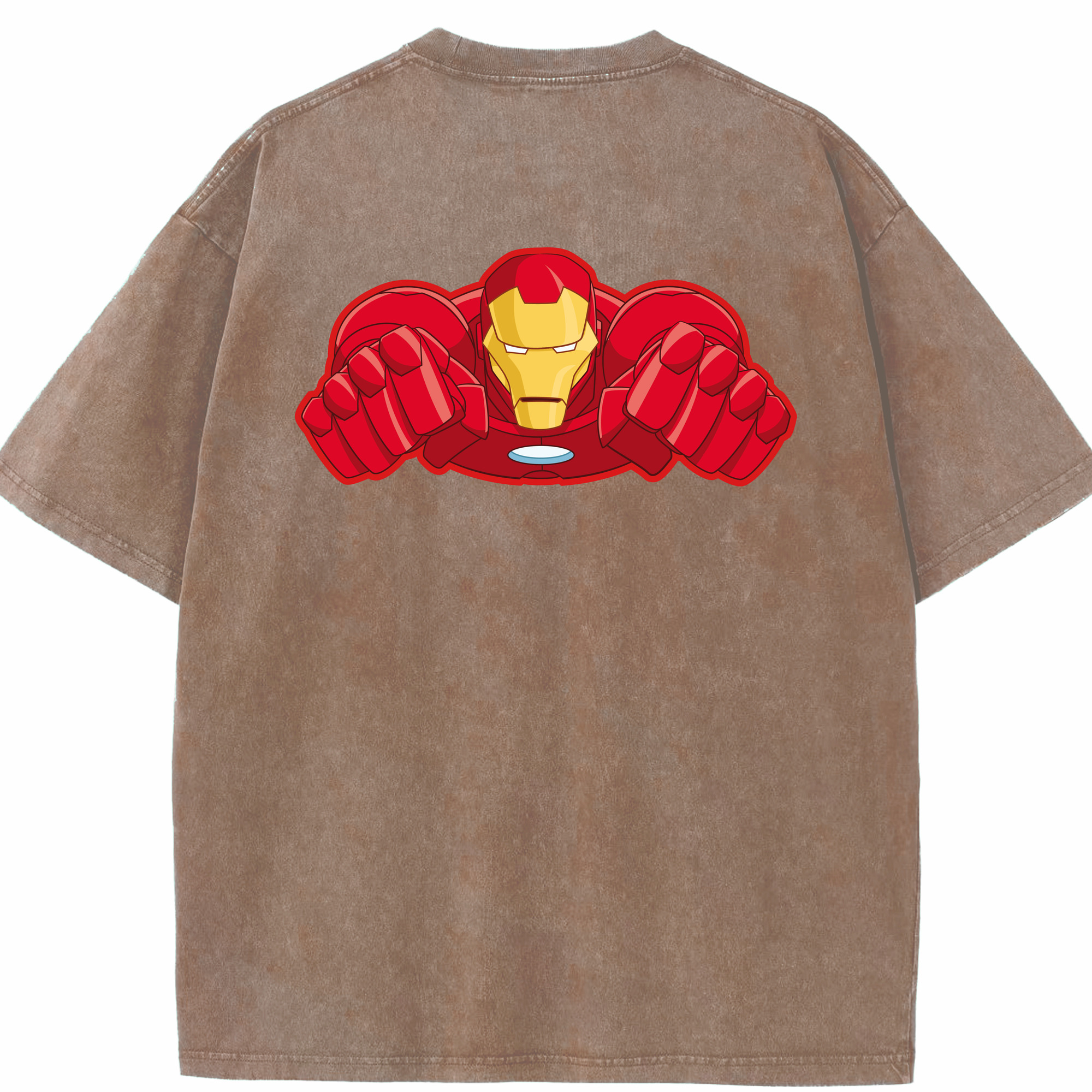 （画像用） アベンジャーズ The Avengers 綿100% ヴィンテージ風 半袖Tシャツ（背面プリント）