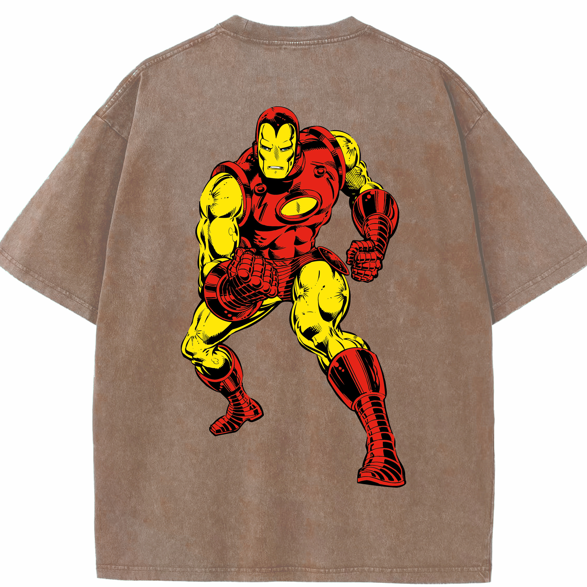 （画像用） アベンジャーズ The Avengers 綿100% ヴィンテージ風 半袖Tシャツ（背面プリント）
