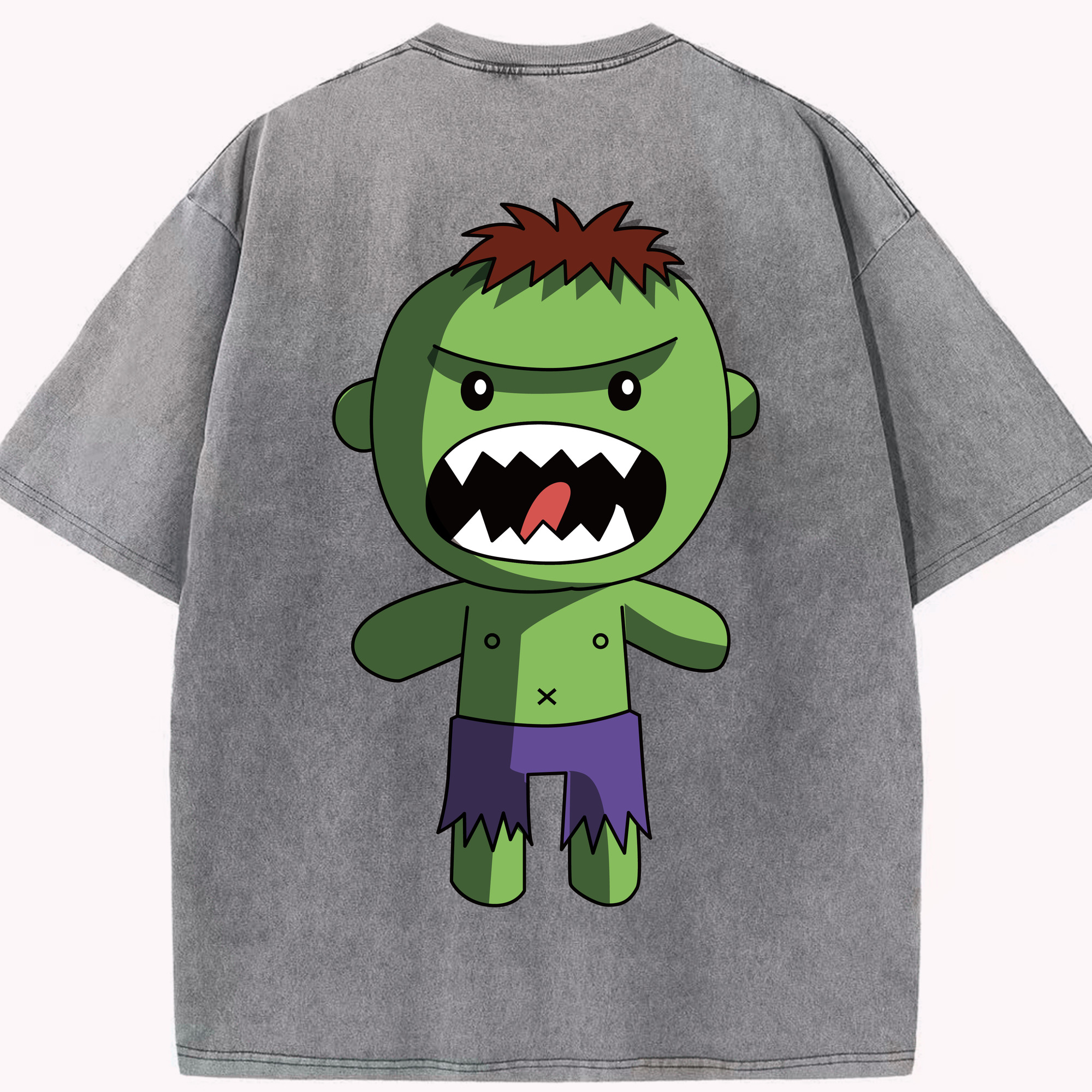 （画像用） アベンジャーズ The Avengers 綿100% ヴィンテージ風 半袖Tシャツ（背面プリント）
