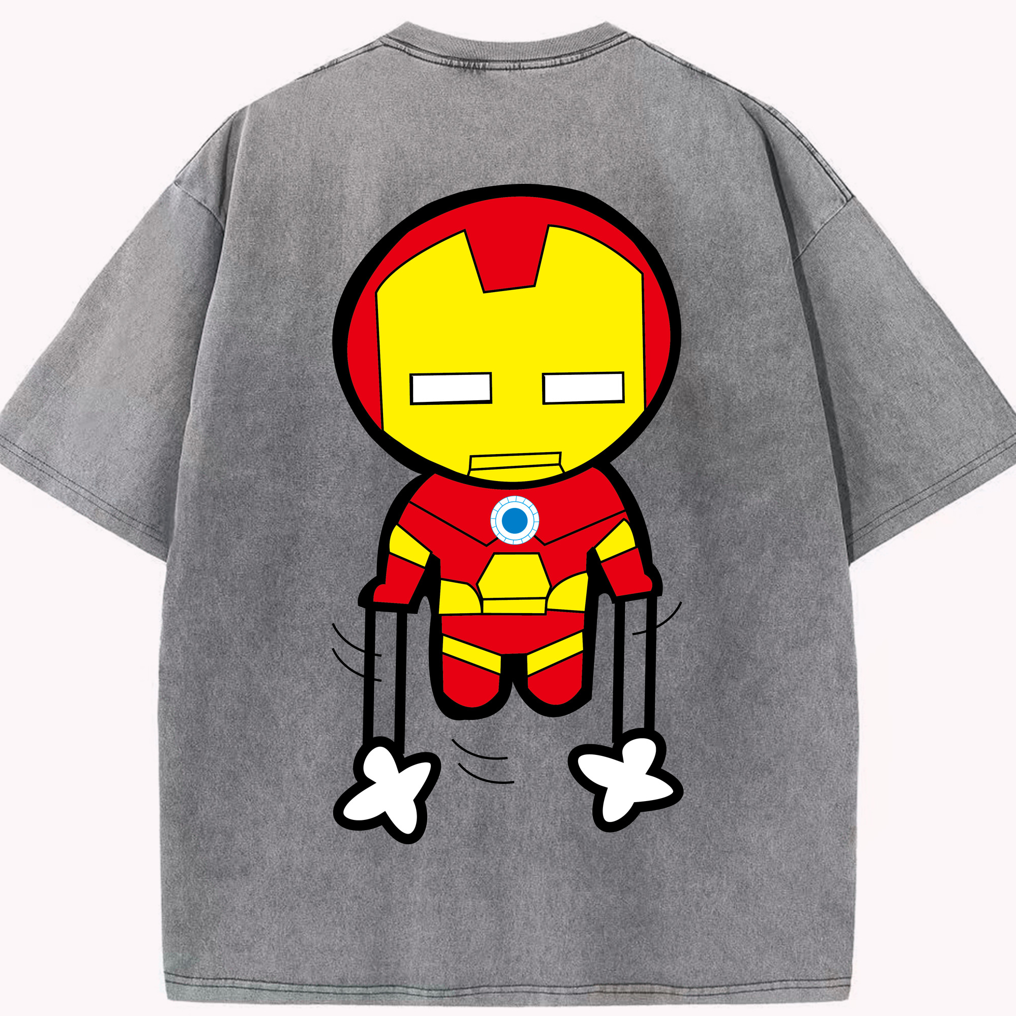 （画像用） アベンジャーズ The Avengers 綿100% ヴィンテージ風 半袖Tシャツ（背面プリント）