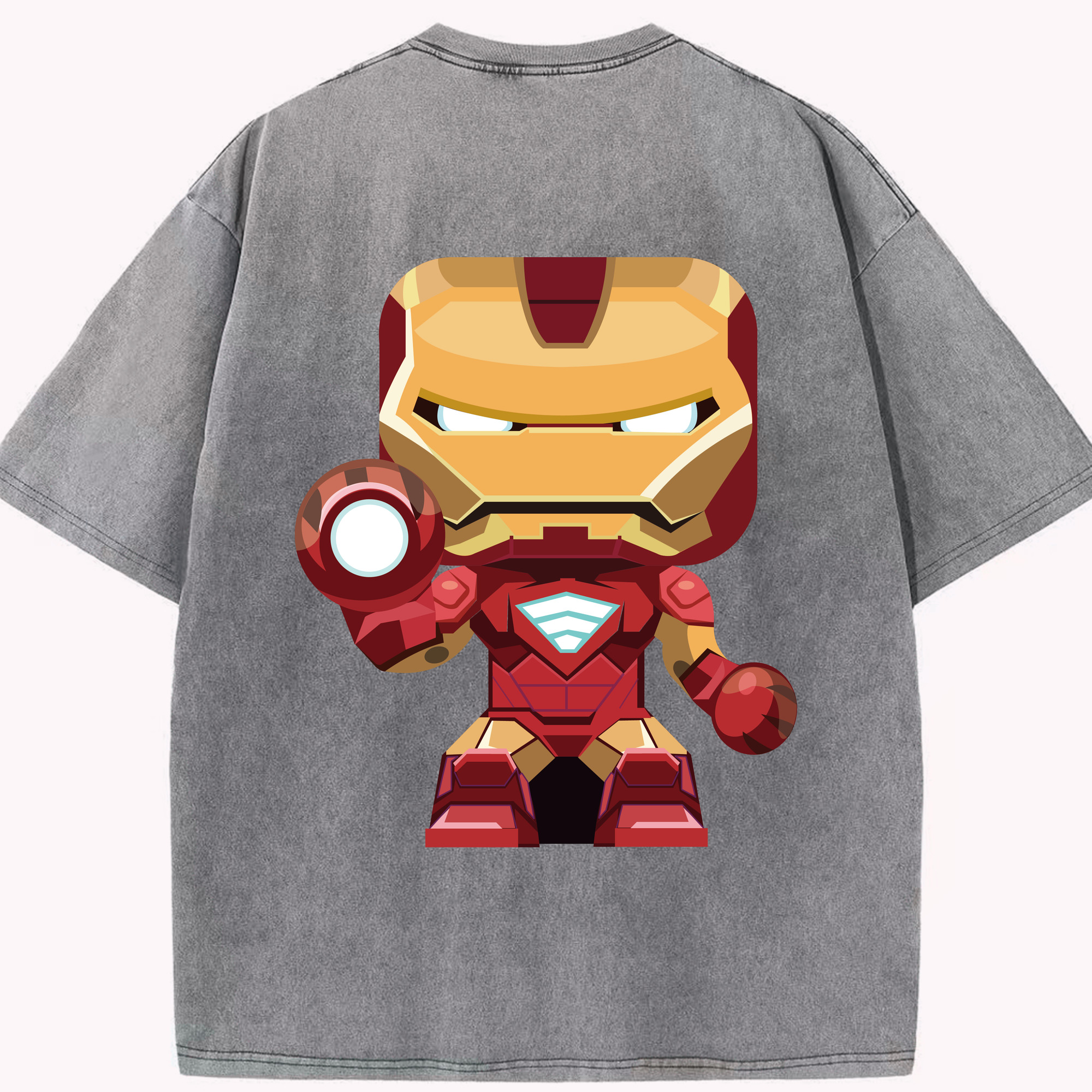 （画像用） アベンジャーズ The Avengers 綿100% ヴィンテージ風 半袖Tシャツ（背面プリント）