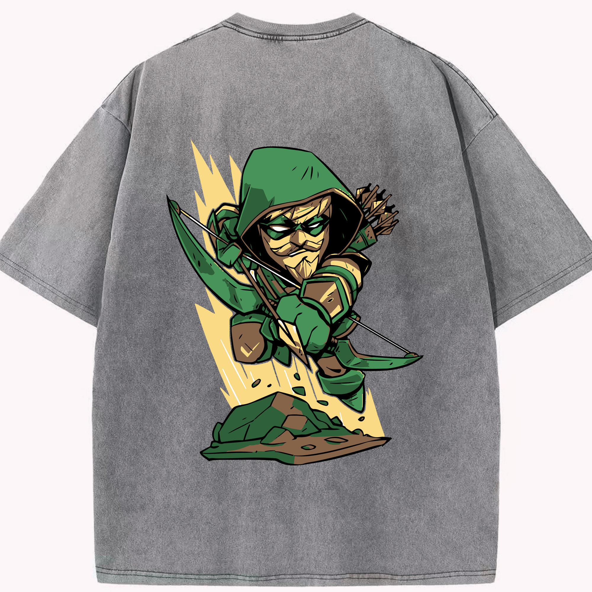 （画像用） アベンジャーズ The Avengers 綿100% ヴィンテージ風 半袖Tシャツ（背面プリント）