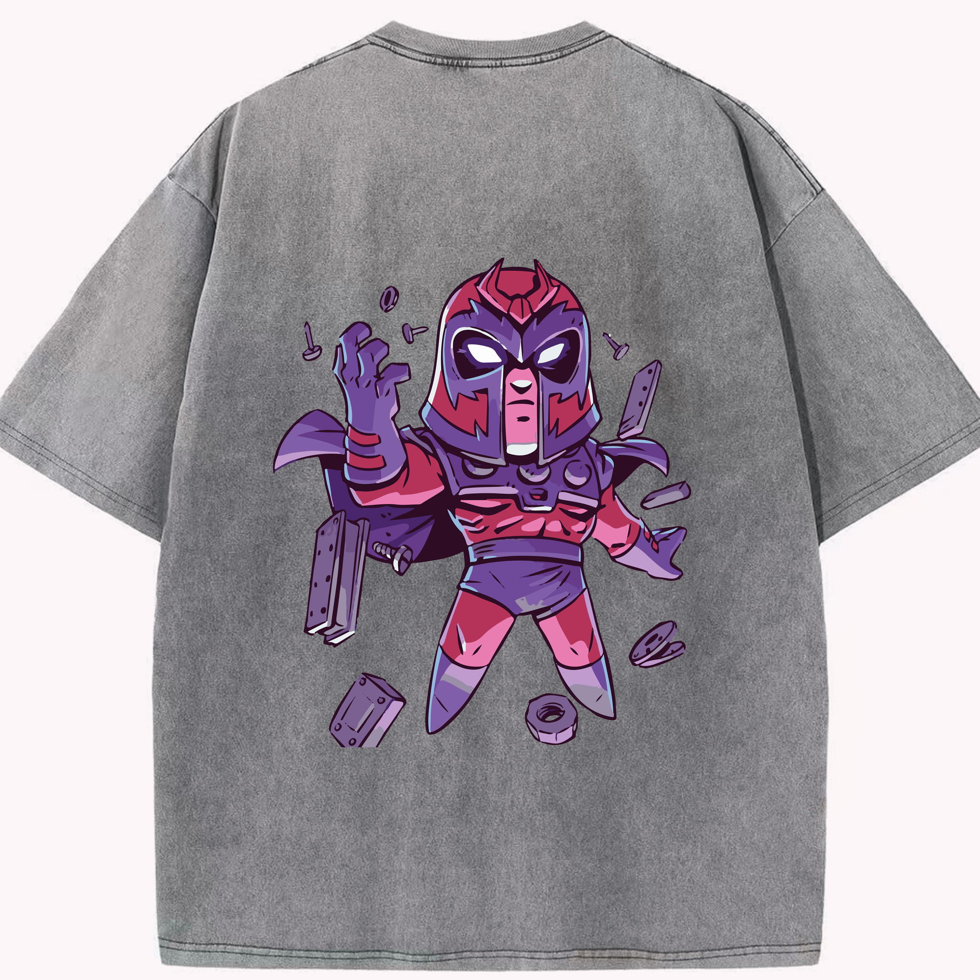 （画像用） アベンジャーズ The Avengers 綿100% ヴィンテージ風 半袖Tシャツ（背面プリント）