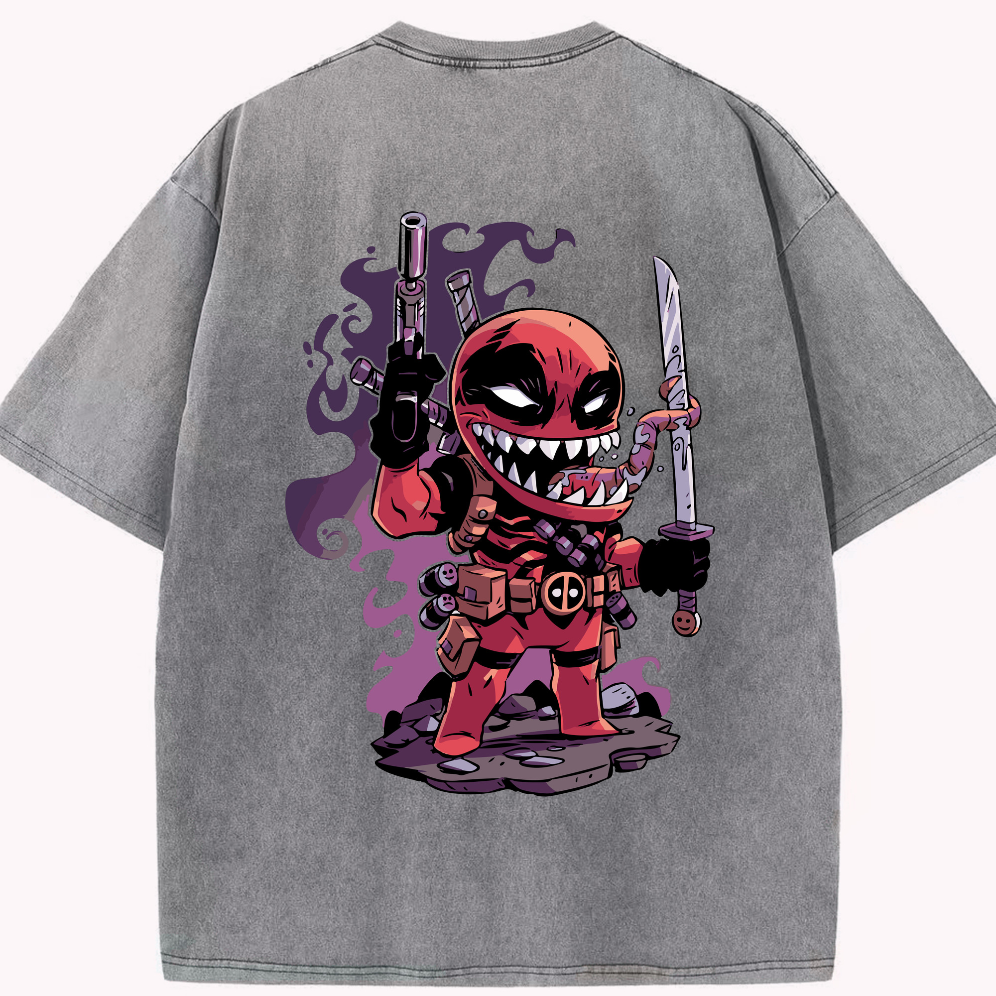 （画像用） アベンジャーズ The Avengers 綿100% ヴィンテージ風 半袖Tシャツ（背面プリント）