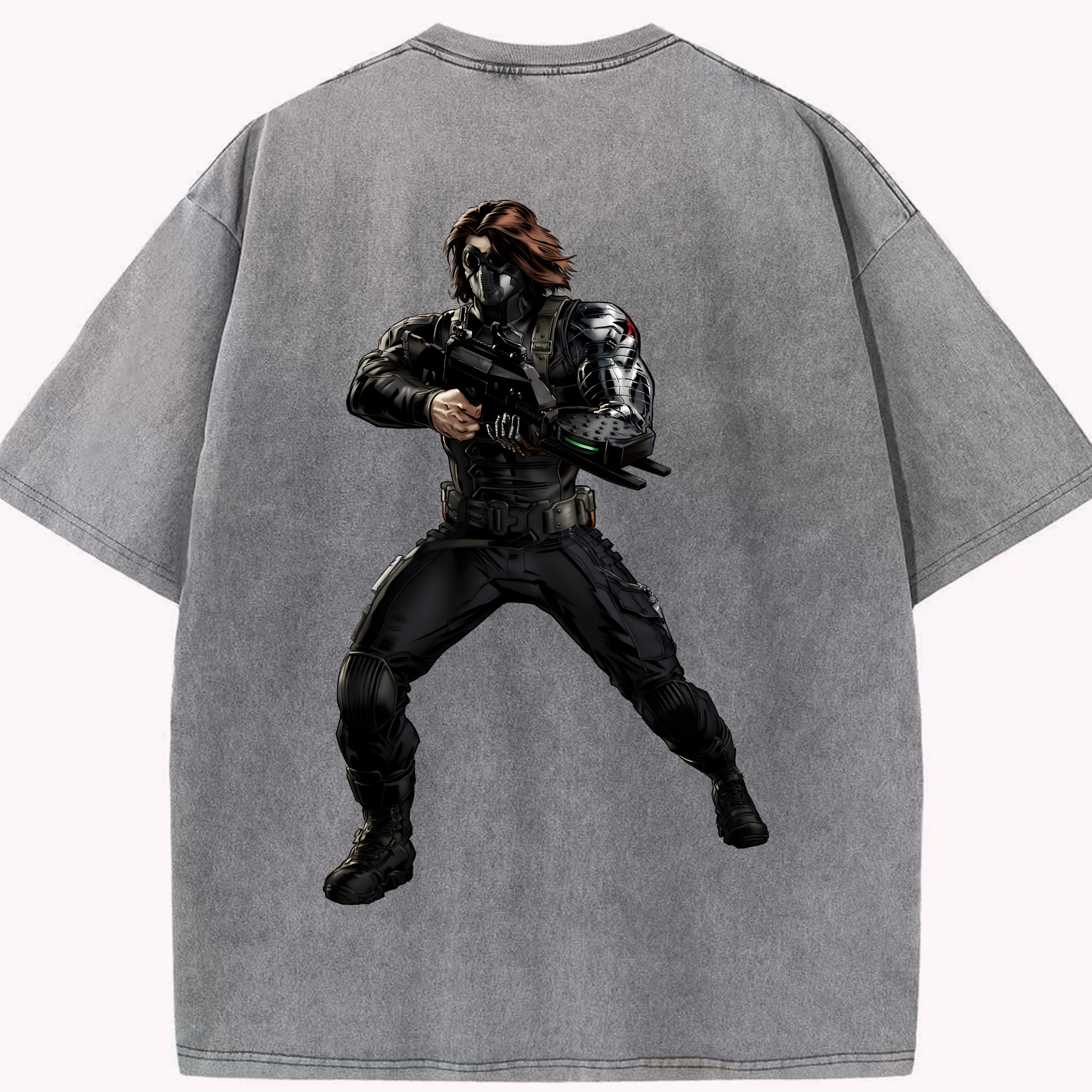 （画像用） アベンジャーズ The Avengers 綿100% ヴィンテージ風 半袖Tシャツ（背面プリント）