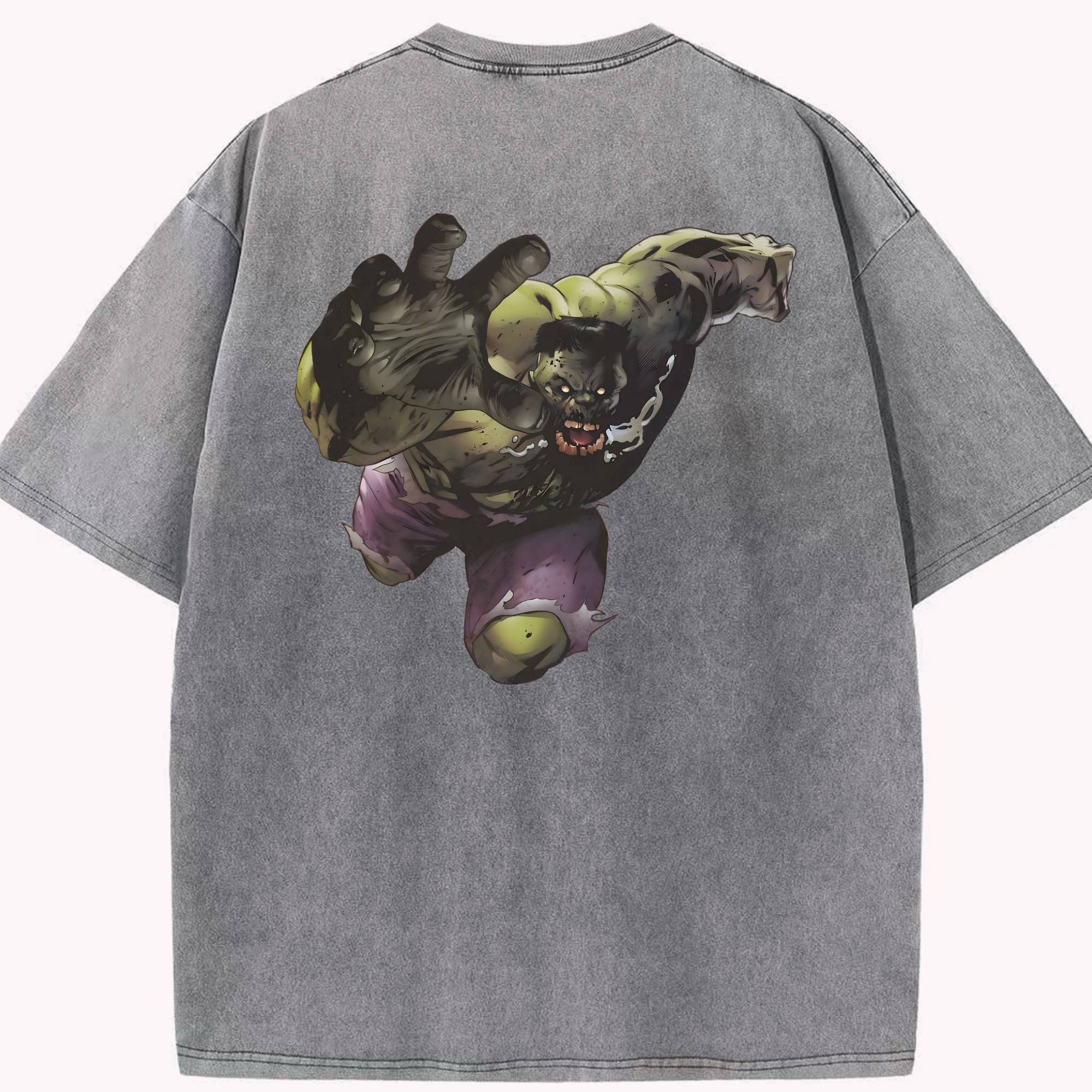 （画像用） アベンジャーズ The Avengers 綿100% ヴィンテージ風 半袖Tシャツ（背面プリント）