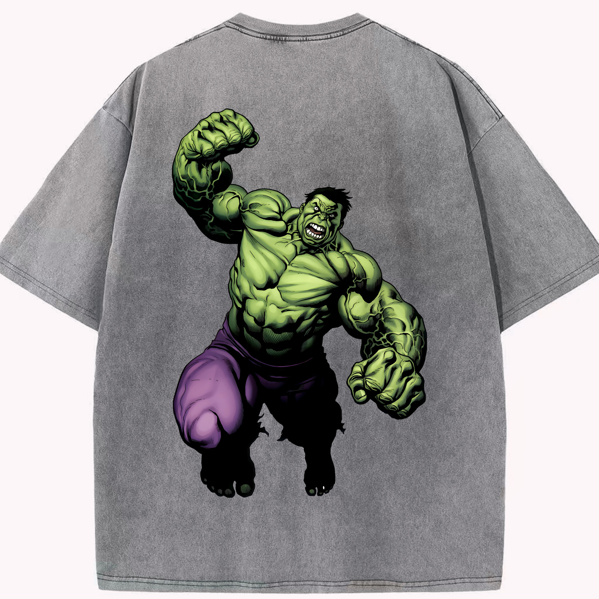 （画像用） アベンジャーズ The Avengers 綿100% ヴィンテージ風 半袖Tシャツ（背面プリント）