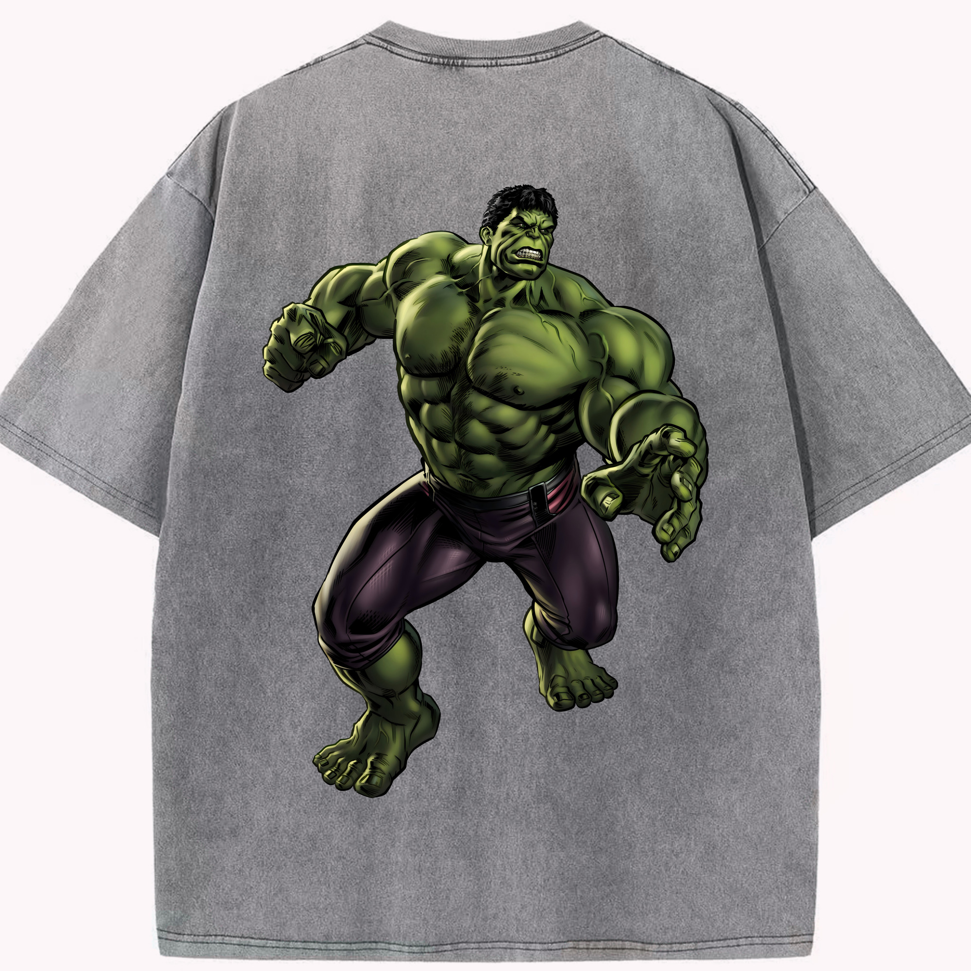（画像用） アベンジャーズ The Avengers 綿100% ヴィンテージ風 半袖Tシャツ（背面プリント）