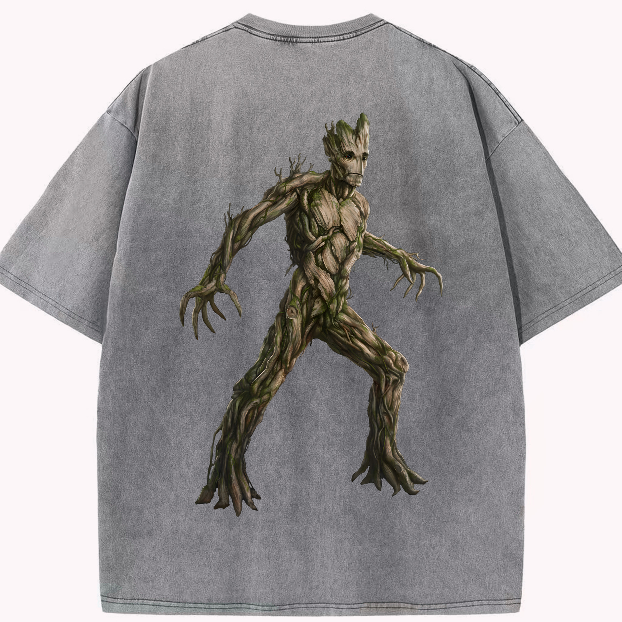 （画像用） アベンジャーズ The Avengers 綿100% ヴィンテージ風 半袖Tシャツ（背面プリント）