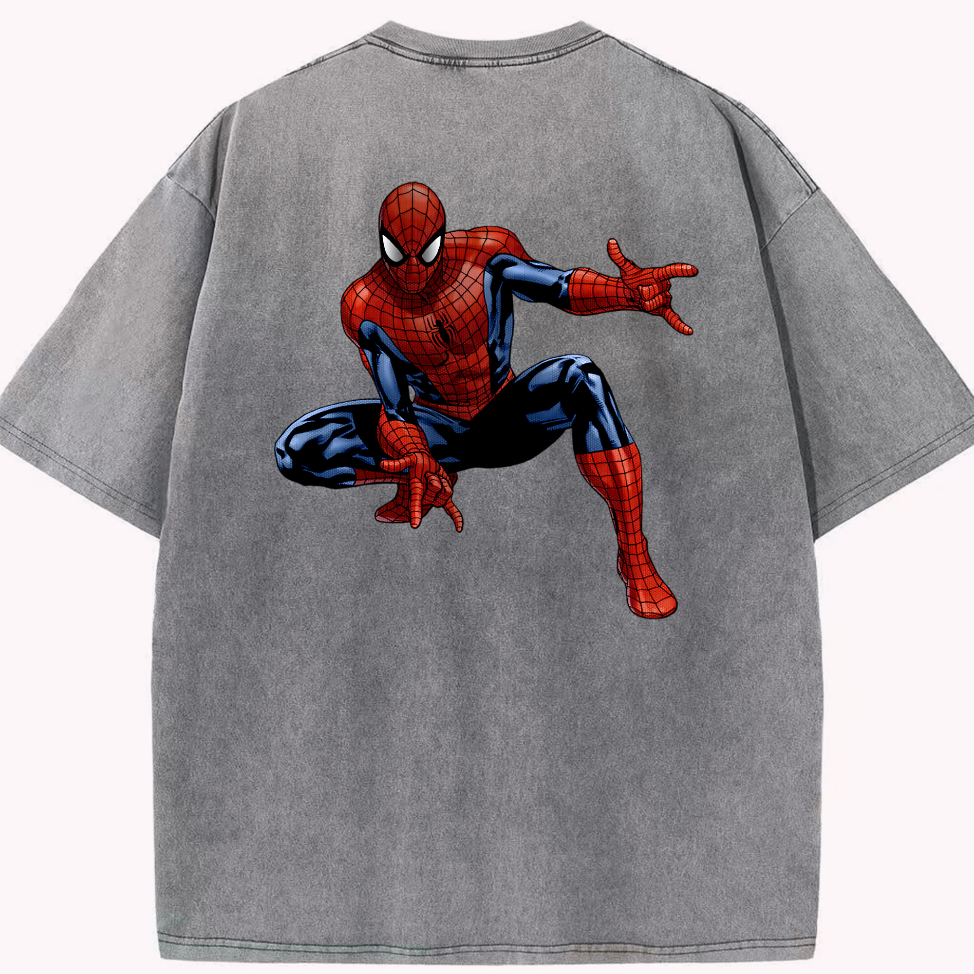 （画像用） アベンジャーズ The Avengers 綿100% ヴィンテージ風 半袖Tシャツ（背面プリント）