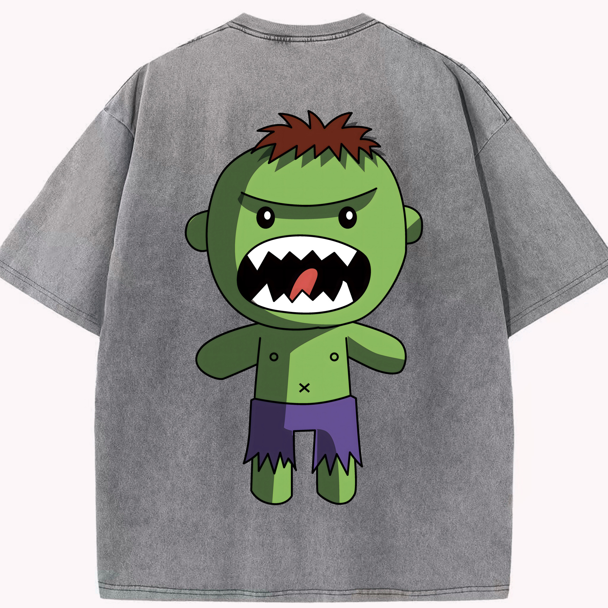 （画像用） アベンジャーズ The Avengers 綿100% ヴィンテージ風 半袖Tシャツ（背面プリント）