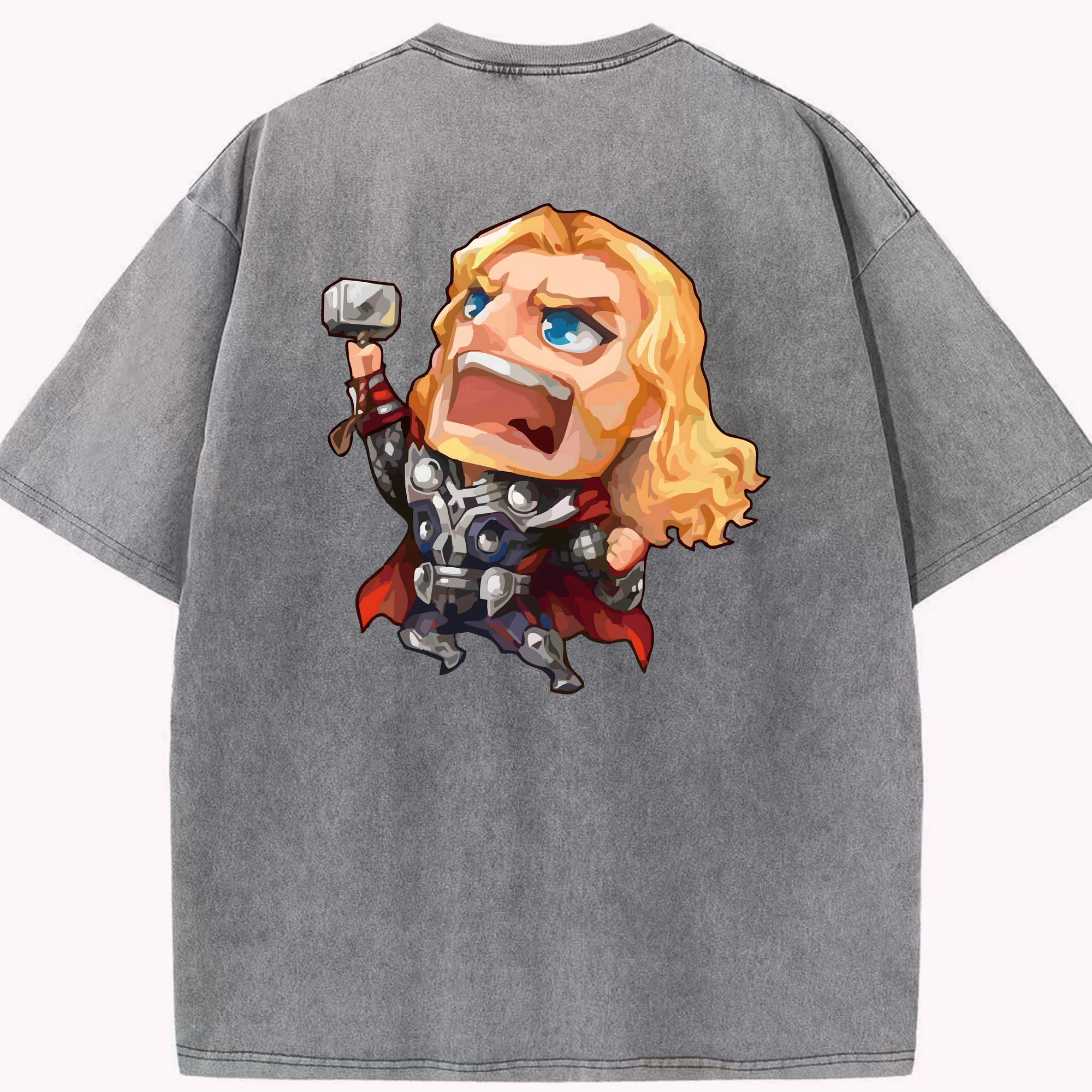 （画像用） アベンジャーズ The Avengers 綿100% ヴィンテージ風 半袖Tシャツ（背面プリント）