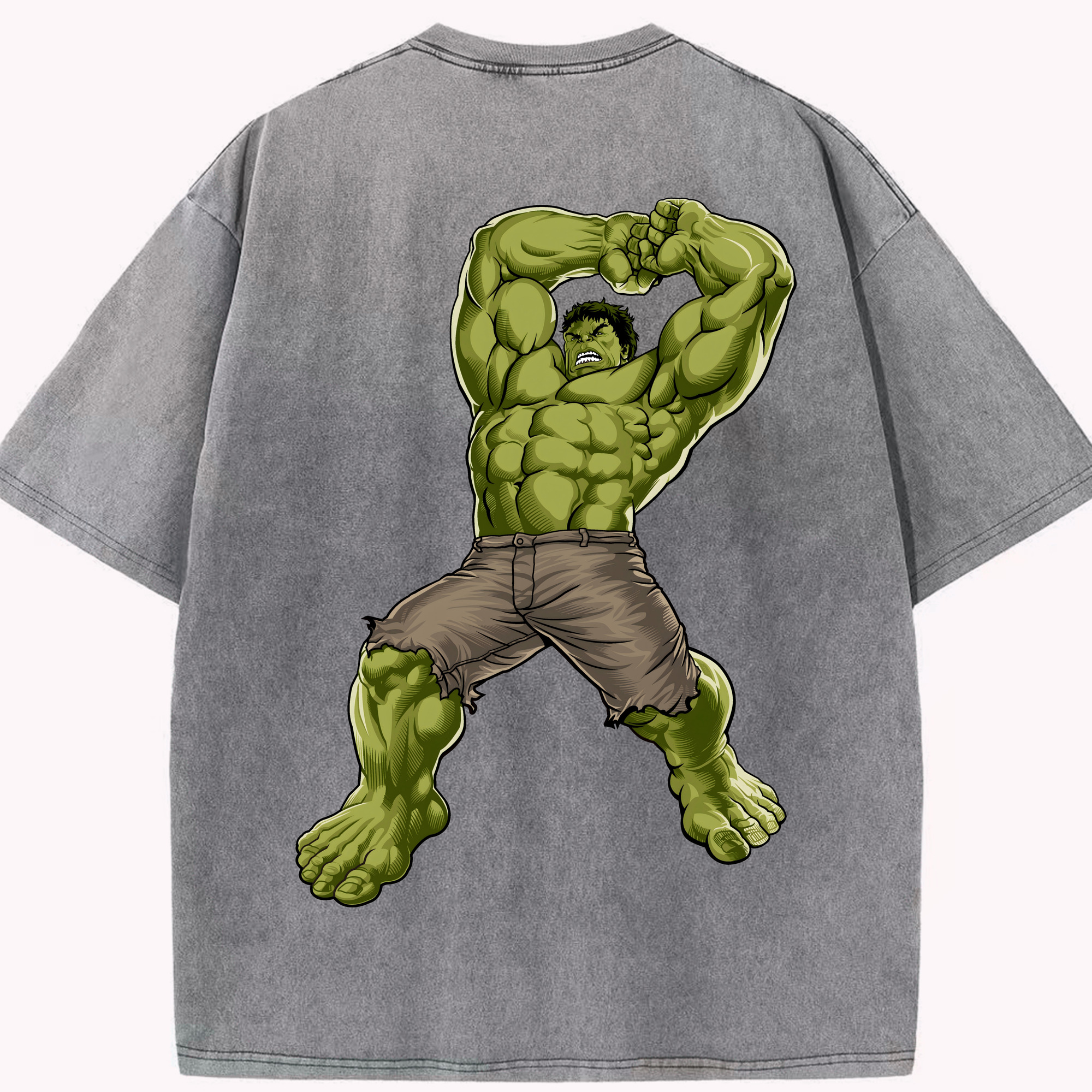 （画像用） アベンジャーズ The Avengers 綿100% ヴィンテージ風 半袖Tシャツ（背面プリント）