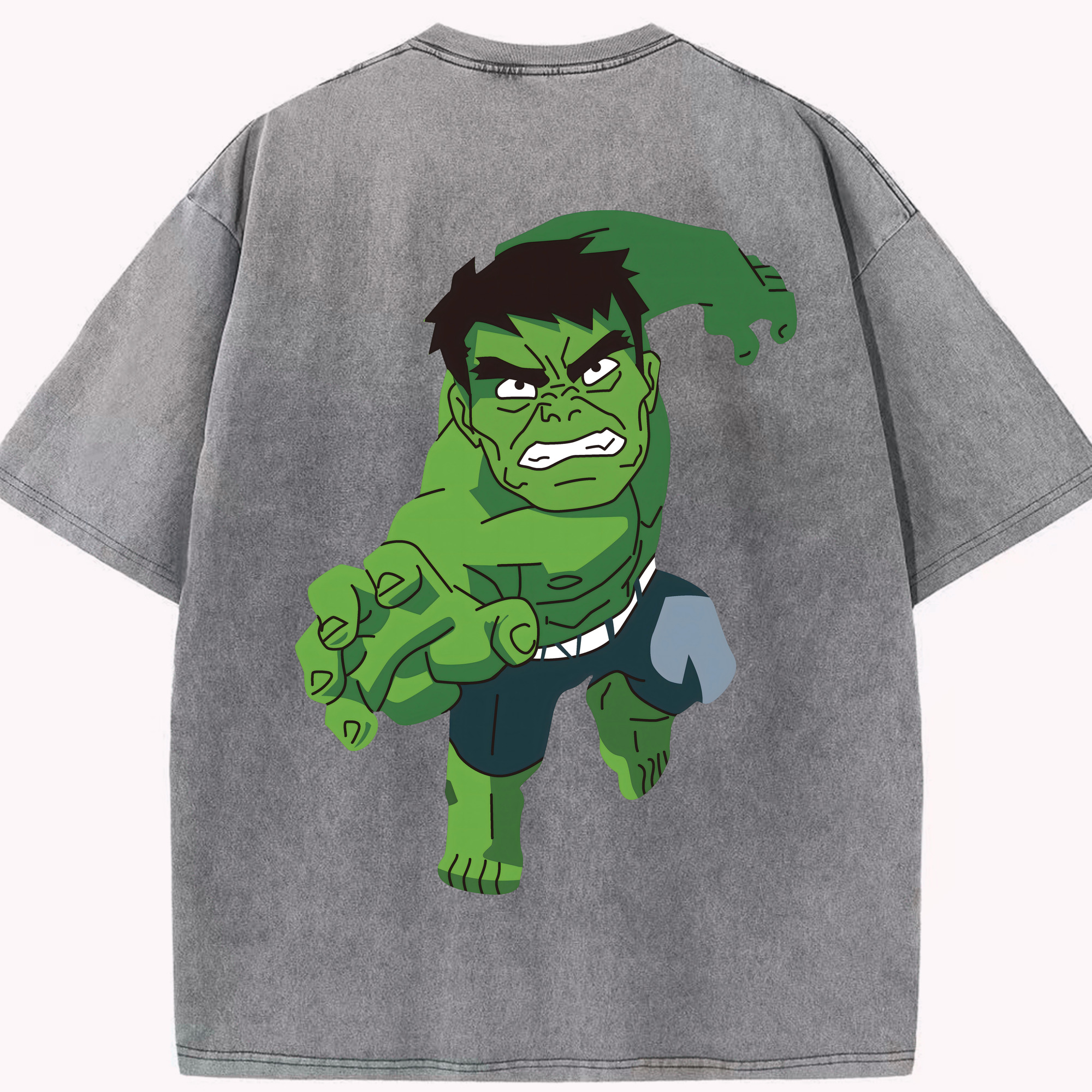 （画像用） アベンジャーズ The Avengers 綿100% ヴィンテージ風 半袖Tシャツ（背面プリント）