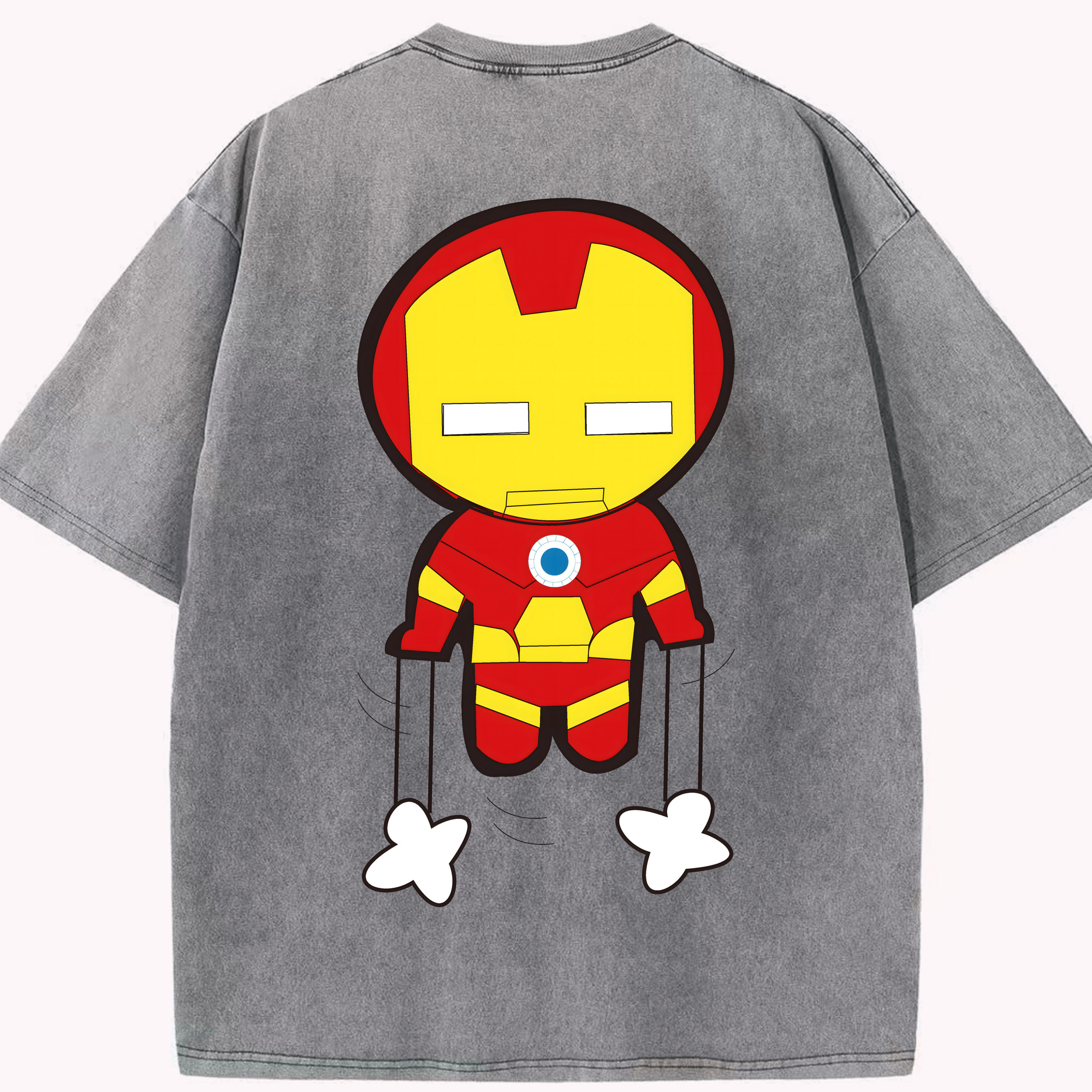 （画像用） アベンジャーズ The Avengers 綿100% ヴィンテージ風 半袖Tシャツ（背面プリント）