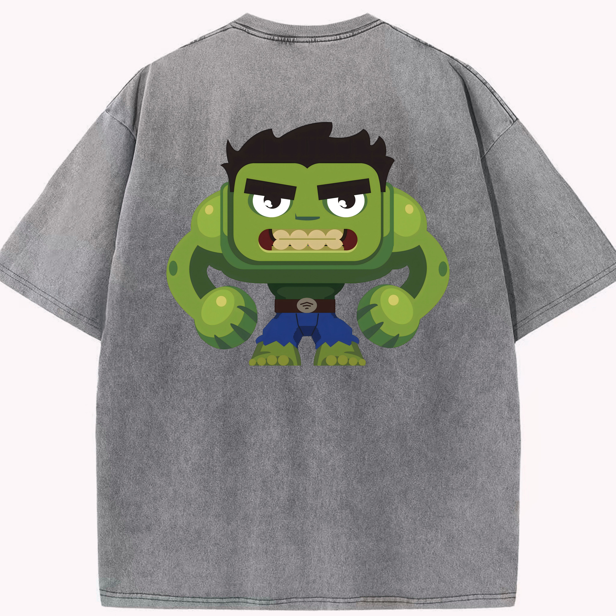 （画像用） アベンジャーズ The Avengers 綿100% ヴィンテージ風 半袖Tシャツ（背面プリント）