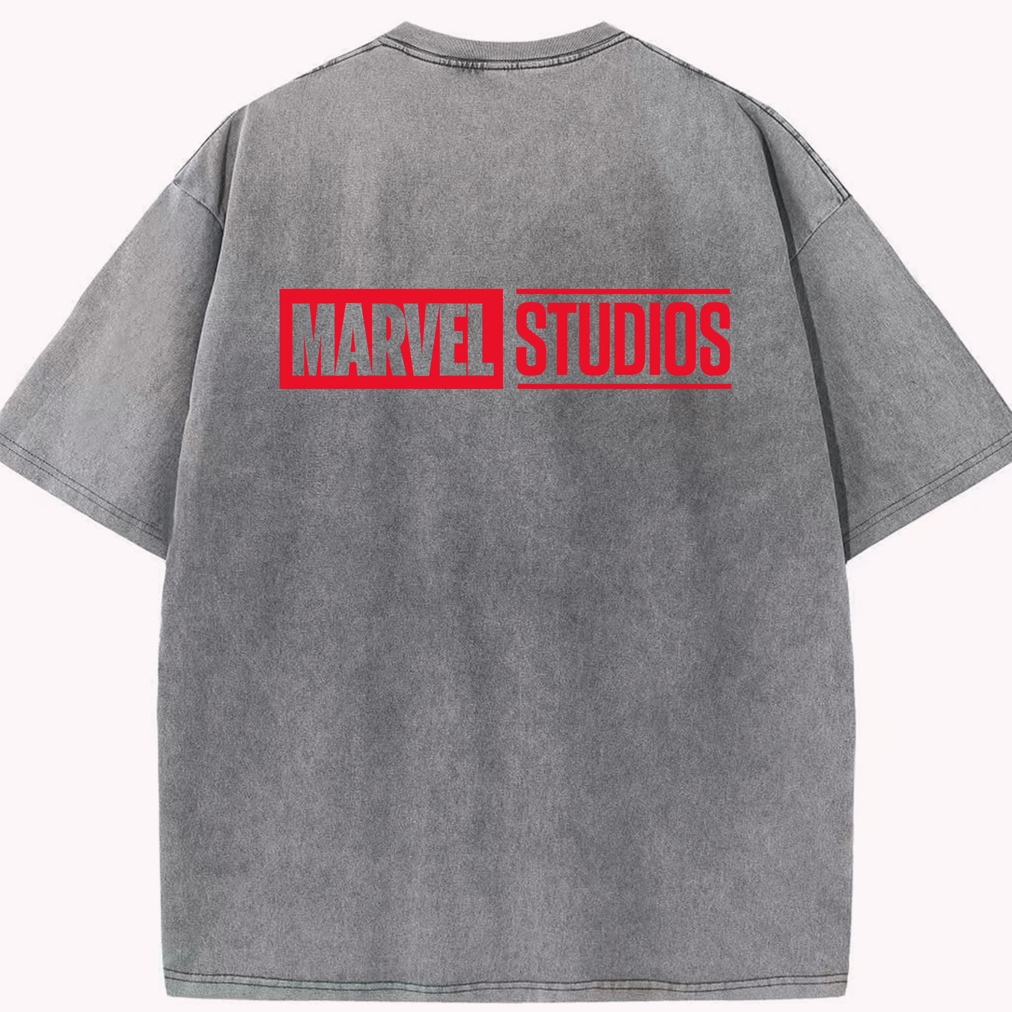 （画像用） アベンジャーズ The Avengers 綿100% ヴィンテージ風 半袖Tシャツ（背面プリント）