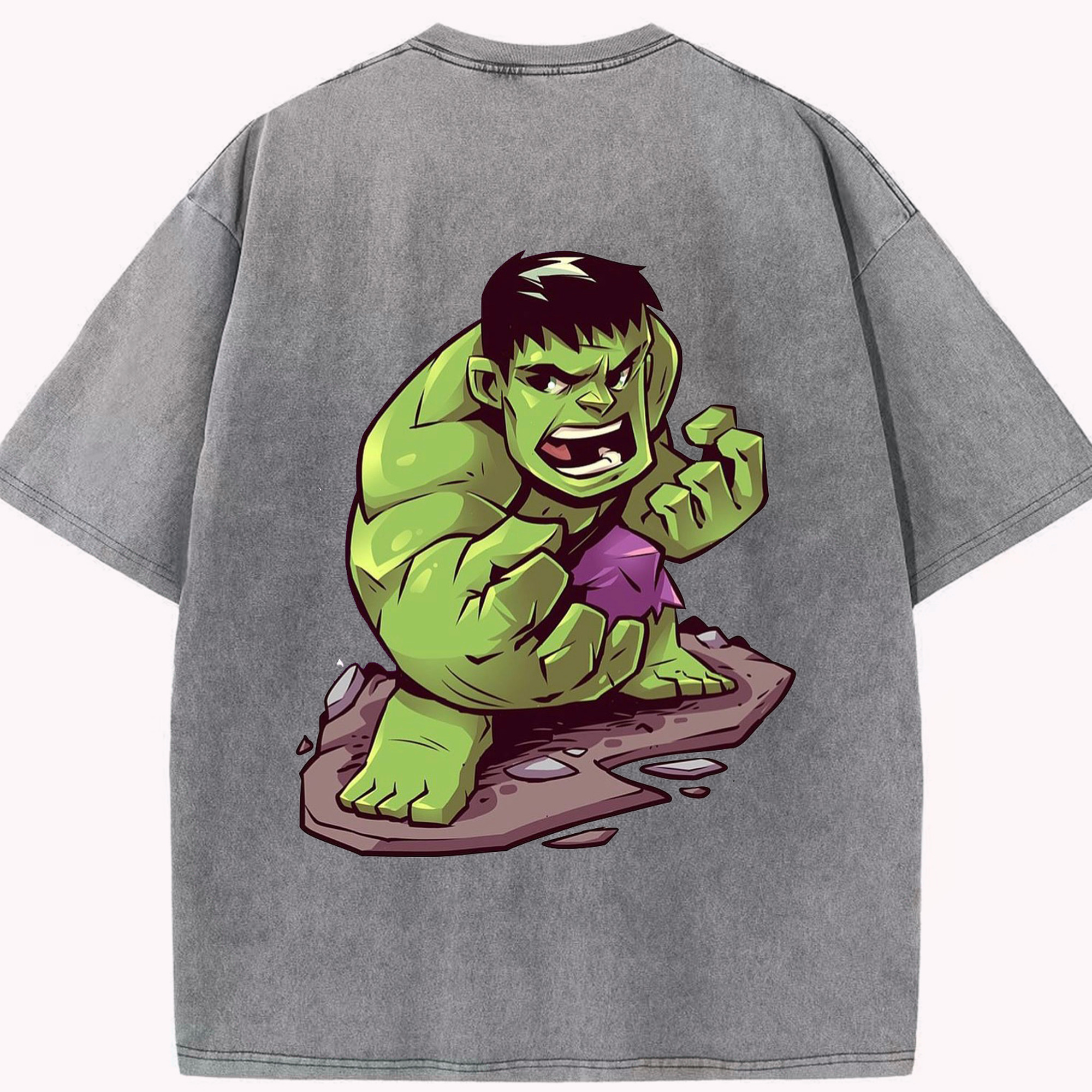 （画像用） アベンジャーズ The Avengers 綿100% ヴィンテージ風 半袖Tシャツ（背面プリント）