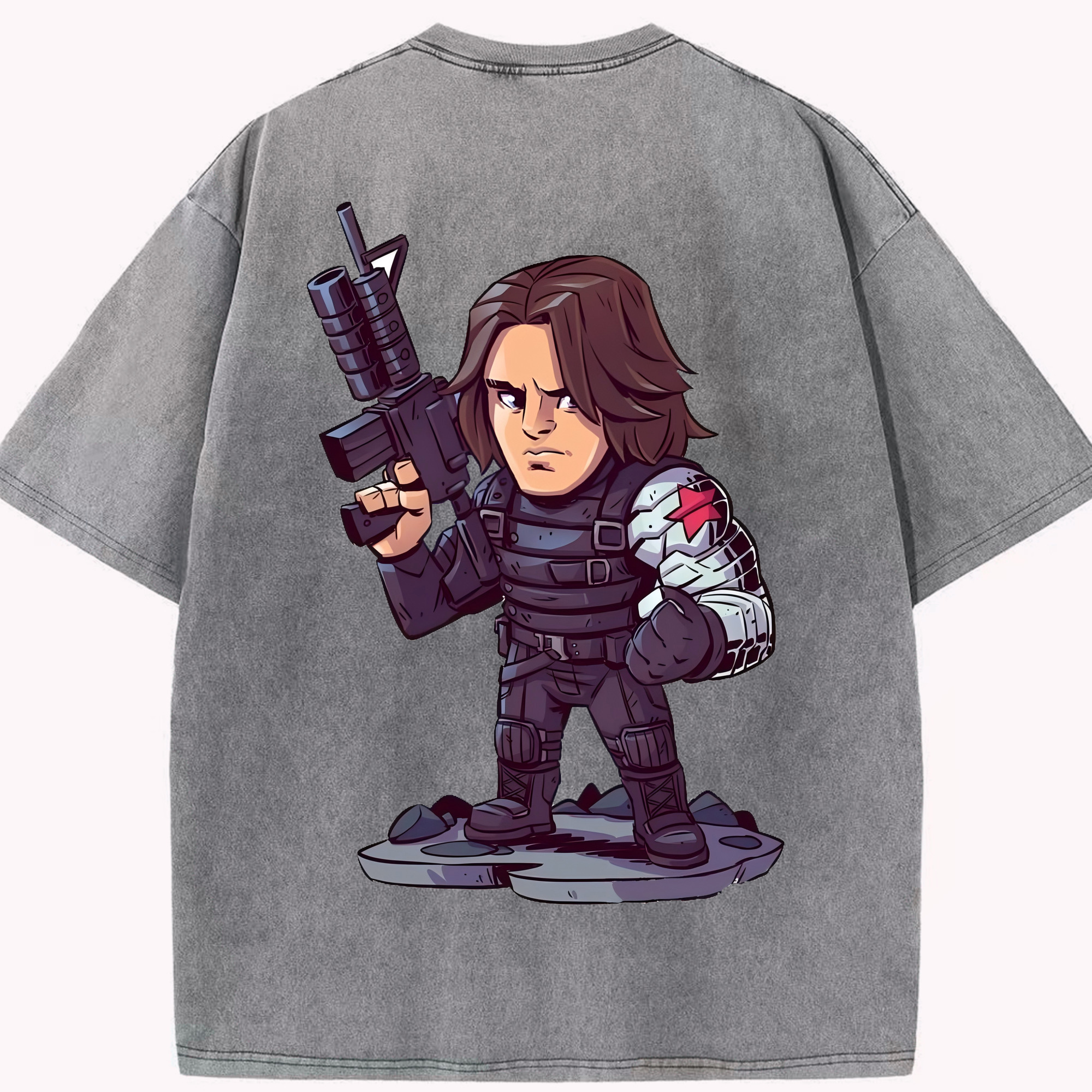 （画像用） アベンジャーズ The Avengers 綿100% ヴィンテージ風 半袖Tシャツ（背面プリント）