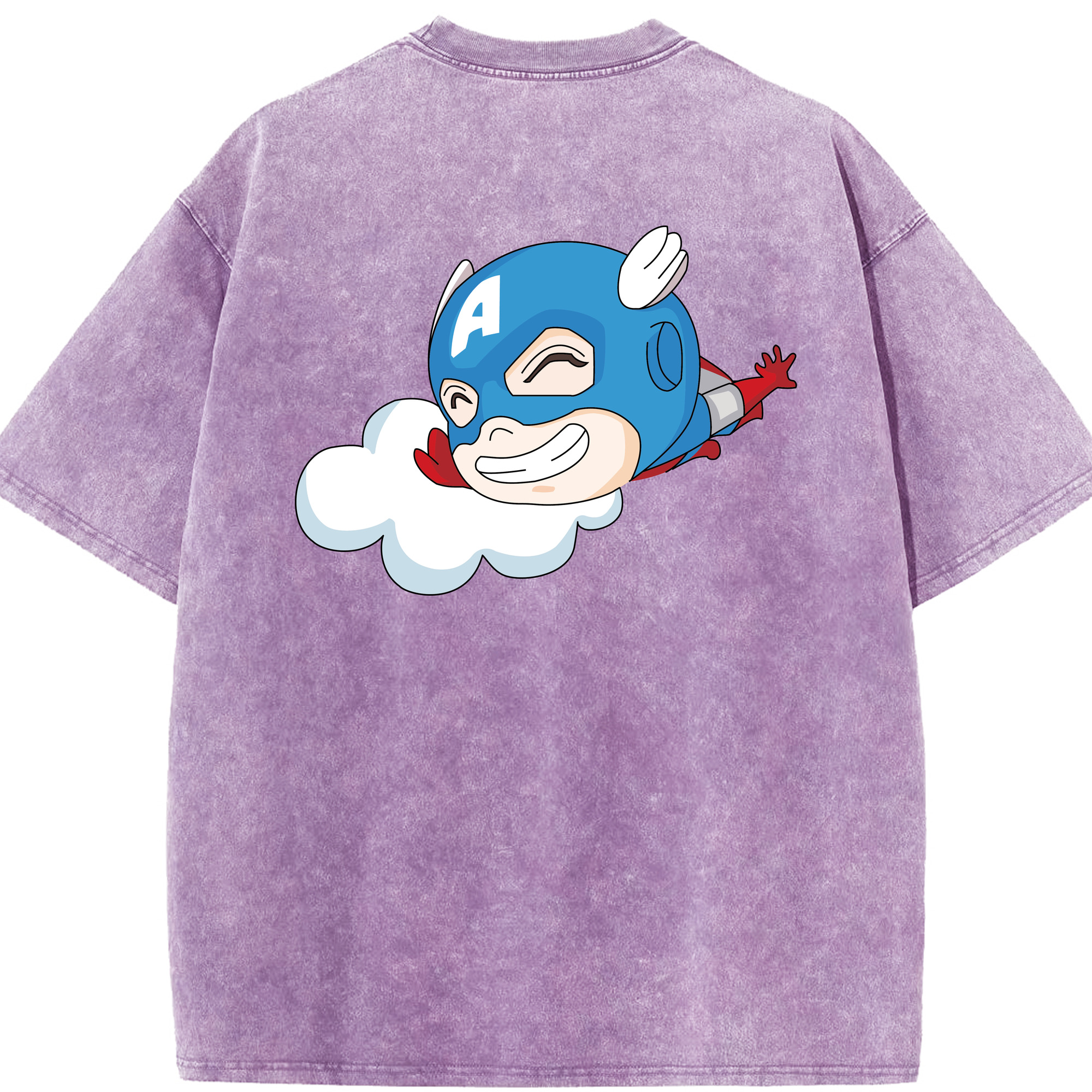 （画像用） アベンジャーズ The Avengers 綿100% ヴィンテージ風 半袖Tシャツ（背面プリント）