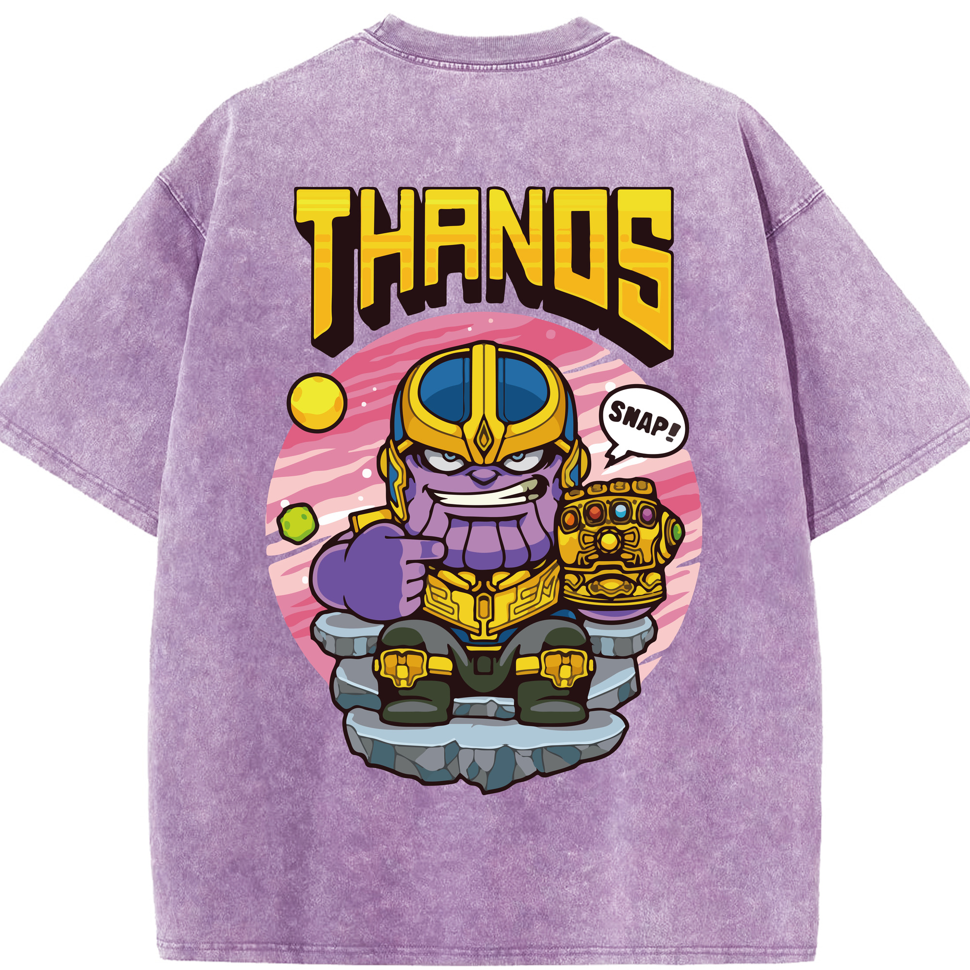 （画像用） アベンジャーズ The Avengers 綿100% ヴィンテージ風 半袖Tシャツ（背面プリント）