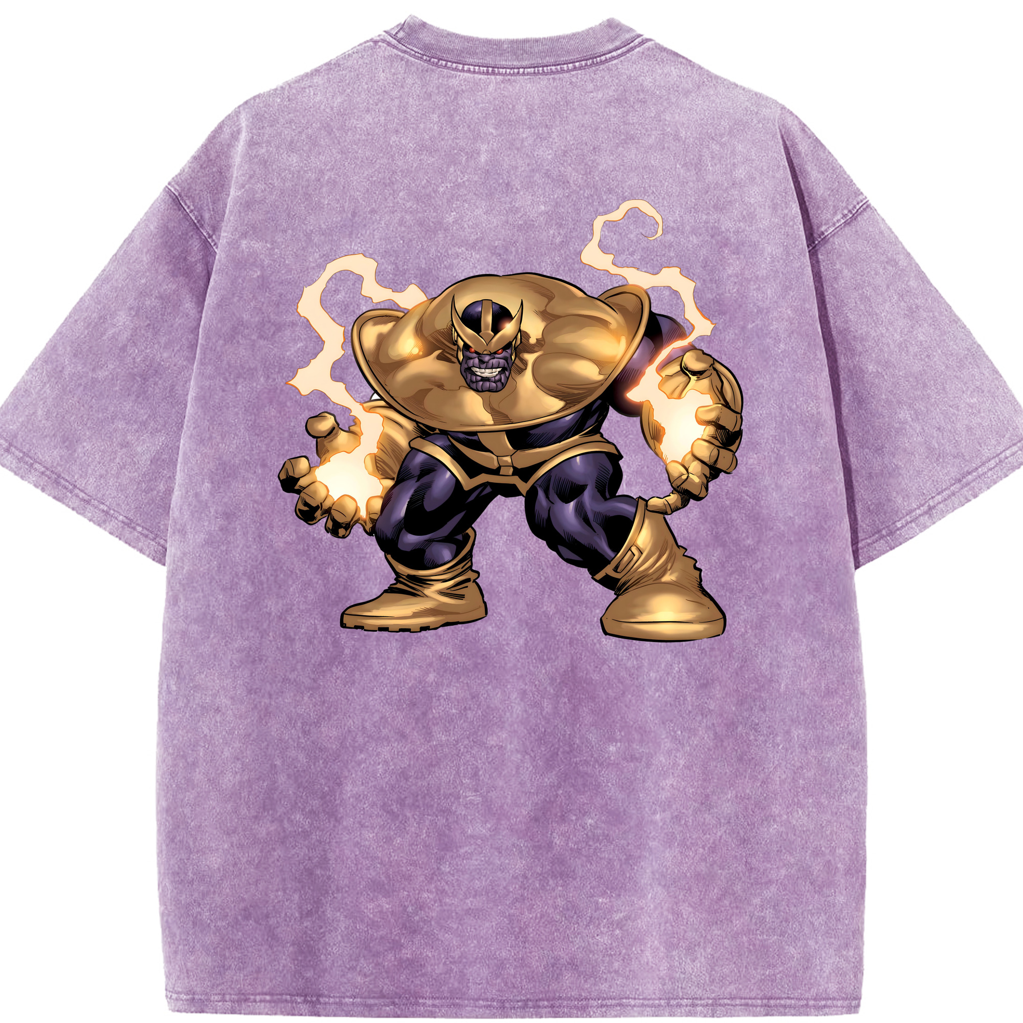 （画像用） アベンジャーズ The Avengers 綿100% ヴィンテージ風 半袖Tシャツ（背面プリント）
