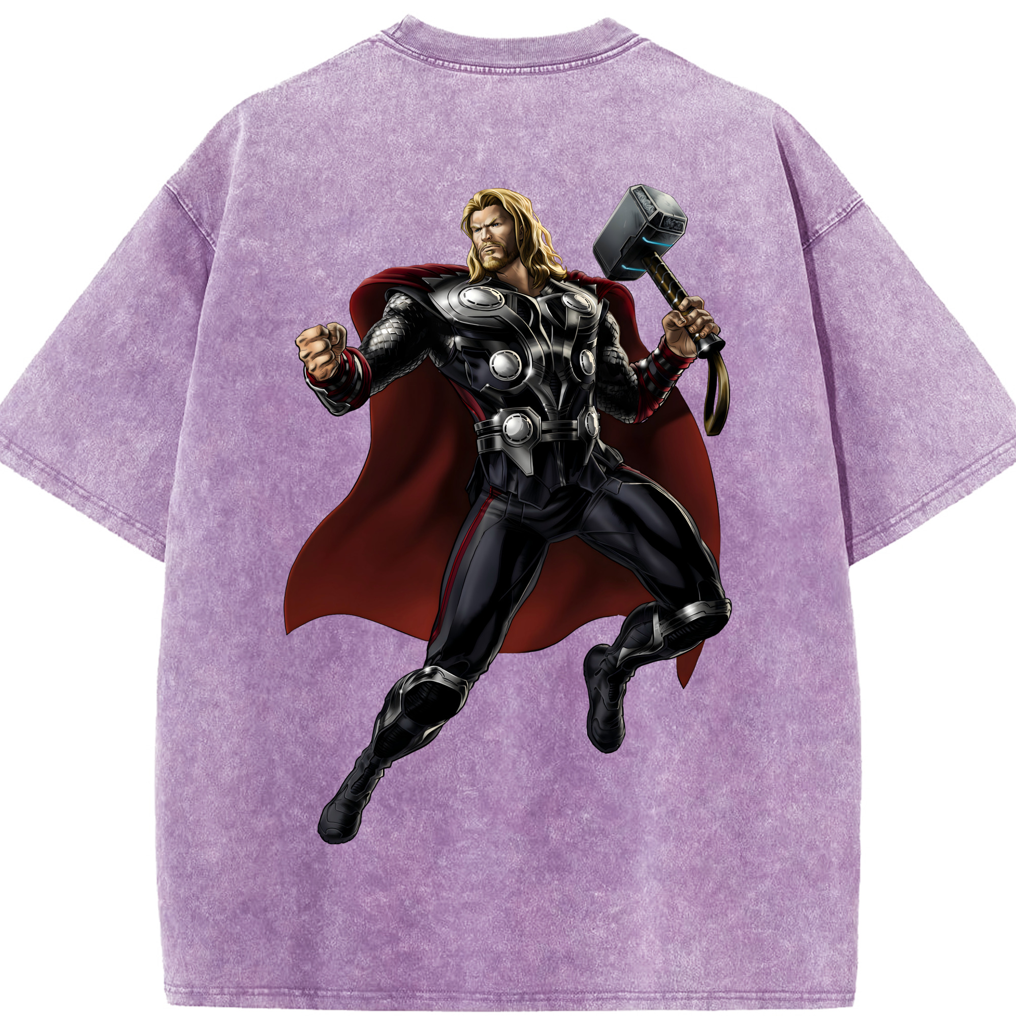 （画像用） アベンジャーズ The Avengers 綿100% ヴィンテージ風 半袖Tシャツ（背面プリント）