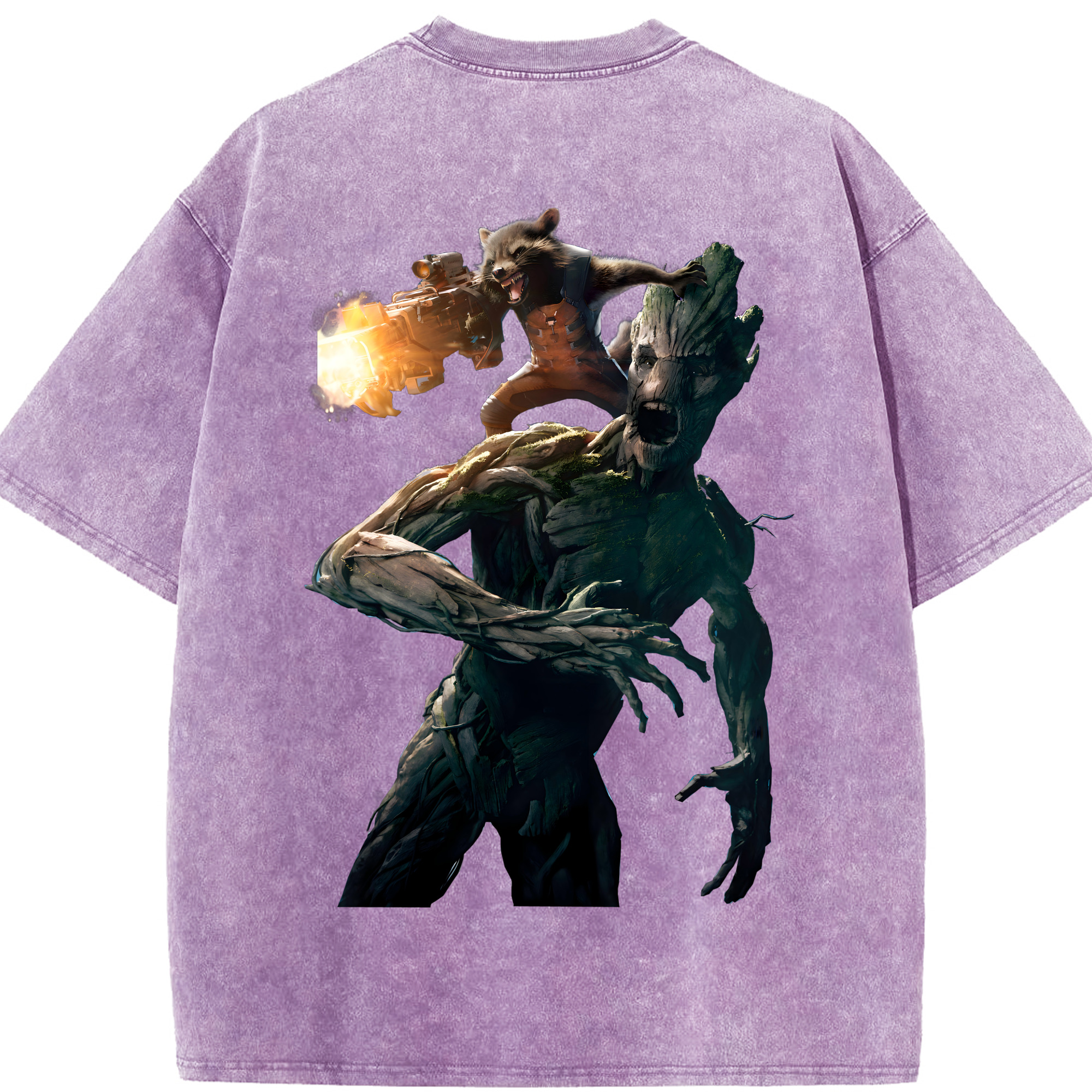 （画像用） アベンジャーズ The Avengers 綿100% ヴィンテージ風 半袖Tシャツ（背面プリント）