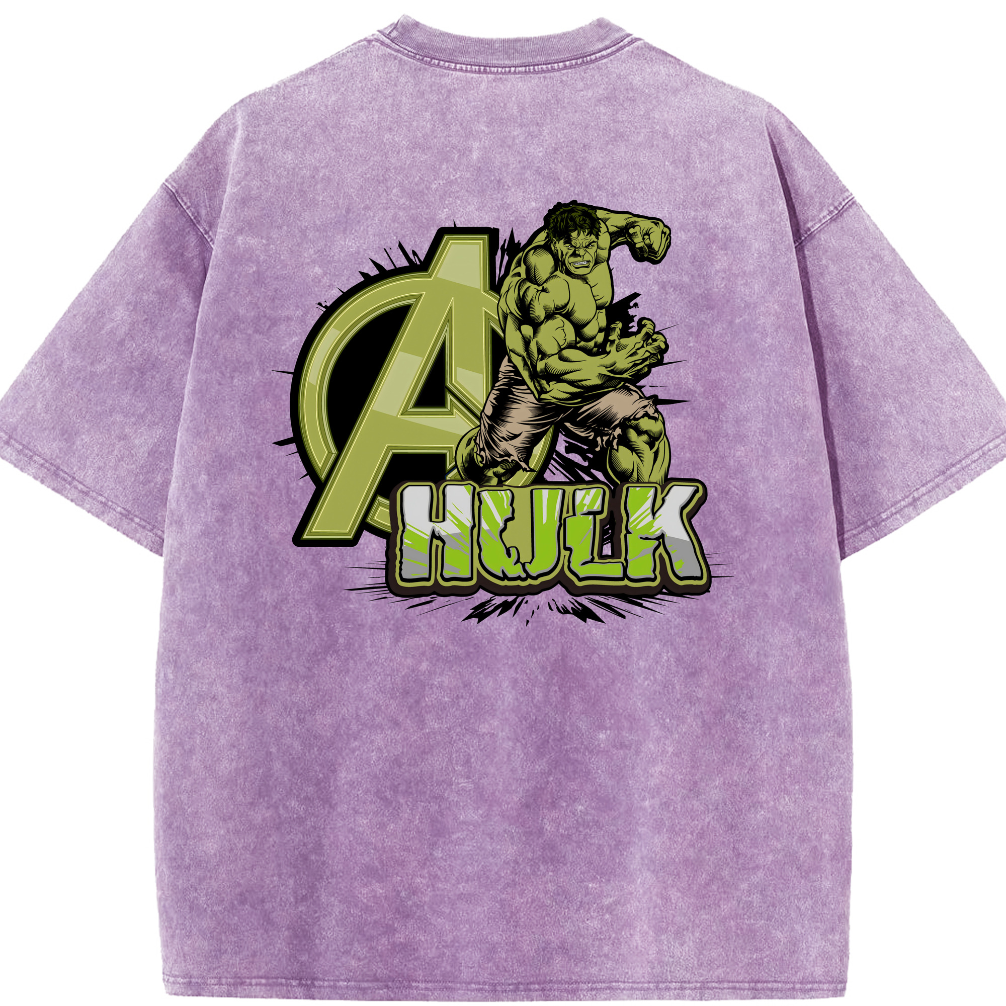 （画像用） アベンジャーズ The Avengers 綿100% ヴィンテージ風 半袖Tシャツ（背面プリント）