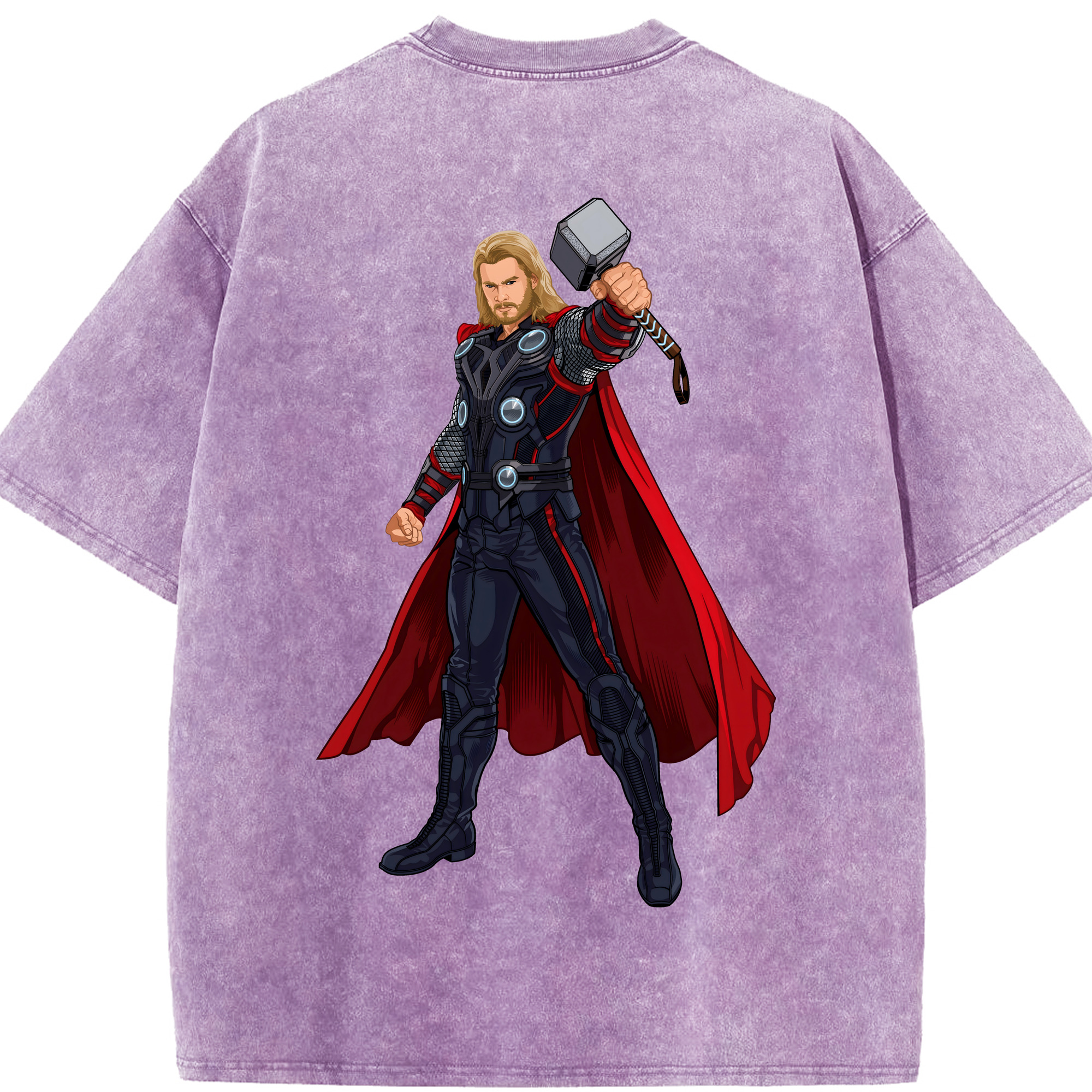 （画像用） アベンジャーズ The Avengers 綿100% ヴィンテージ風 半袖Tシャツ（背面プリント）