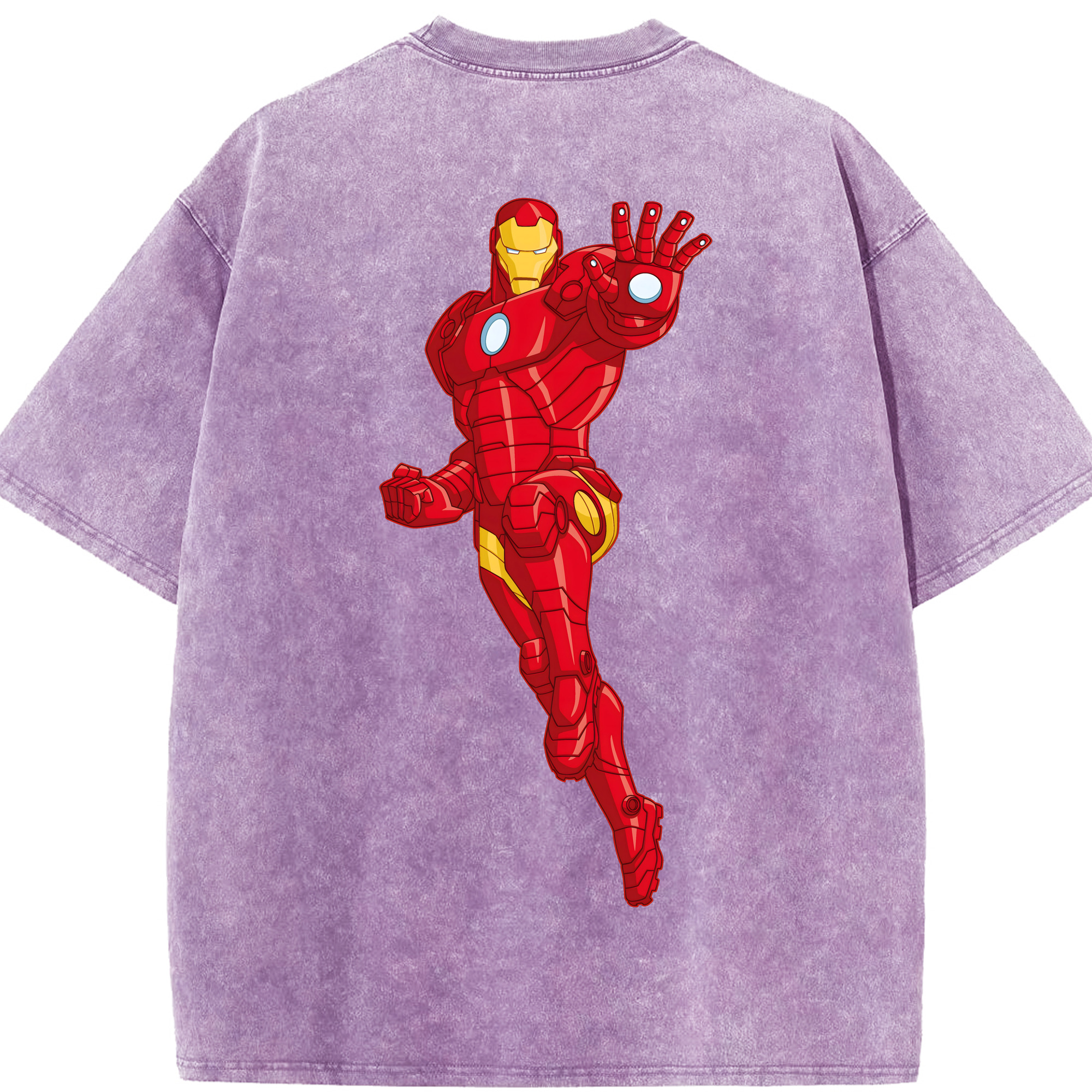 （画像用） アベンジャーズ The Avengers 綿100% ヴィンテージ風 半袖Tシャツ（背面プリント）