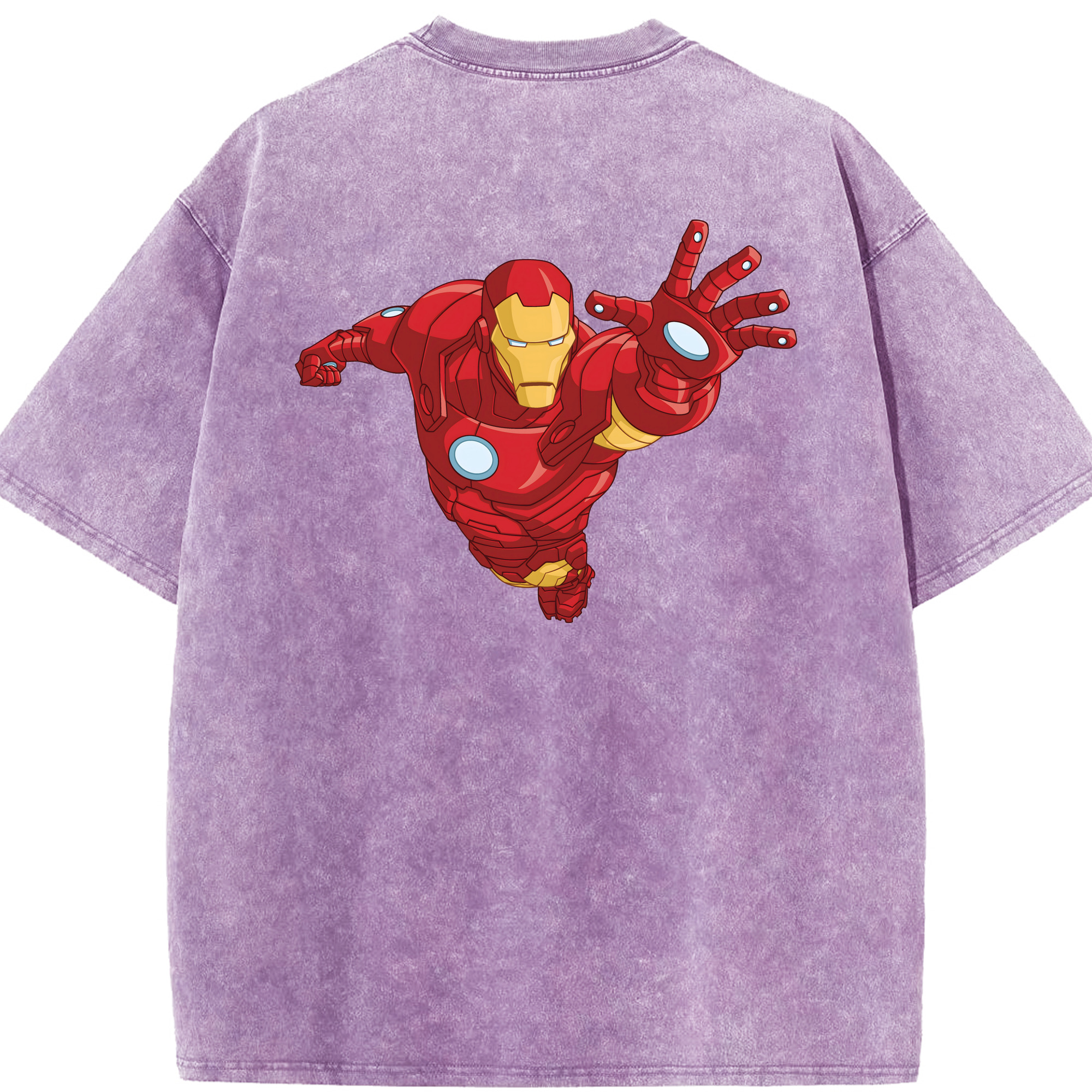 （画像用） アベンジャーズ The Avengers 綿100% ヴィンテージ風 半袖Tシャツ（背面プリント）