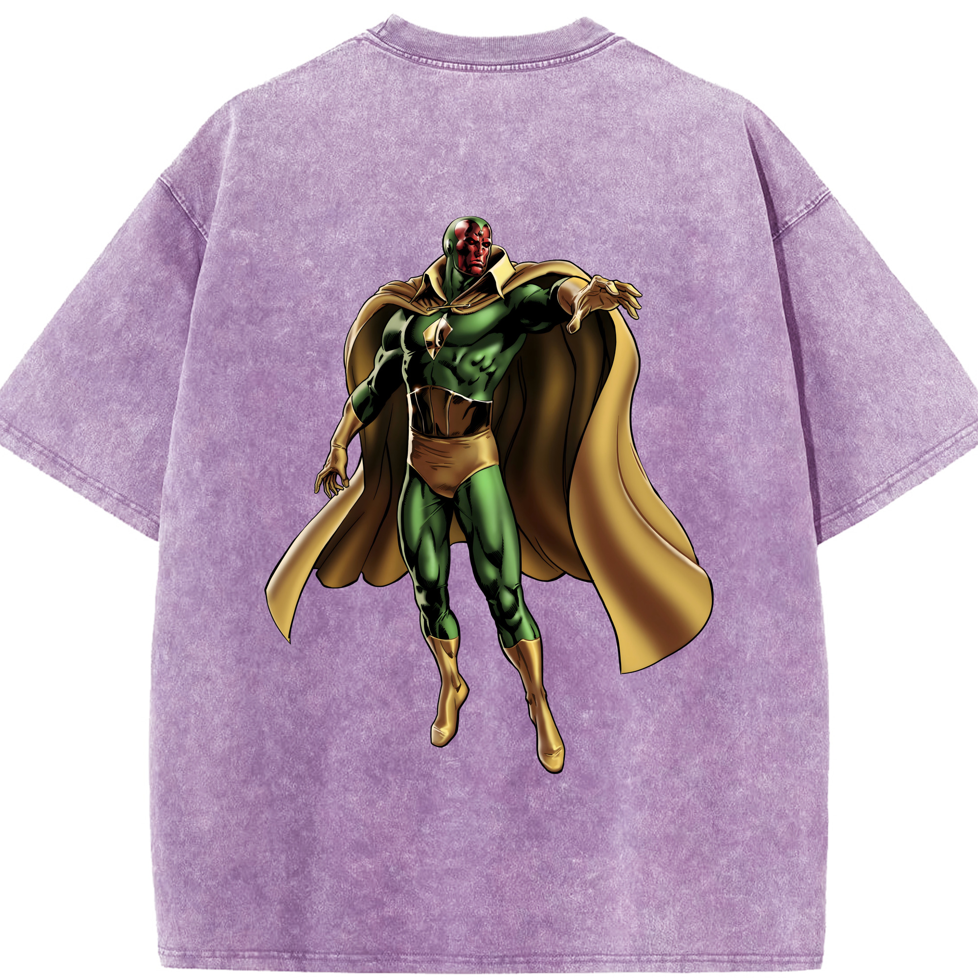 （画像用） アベンジャーズ The Avengers 綿100% ヴィンテージ風 半袖Tシャツ（背面プリント）