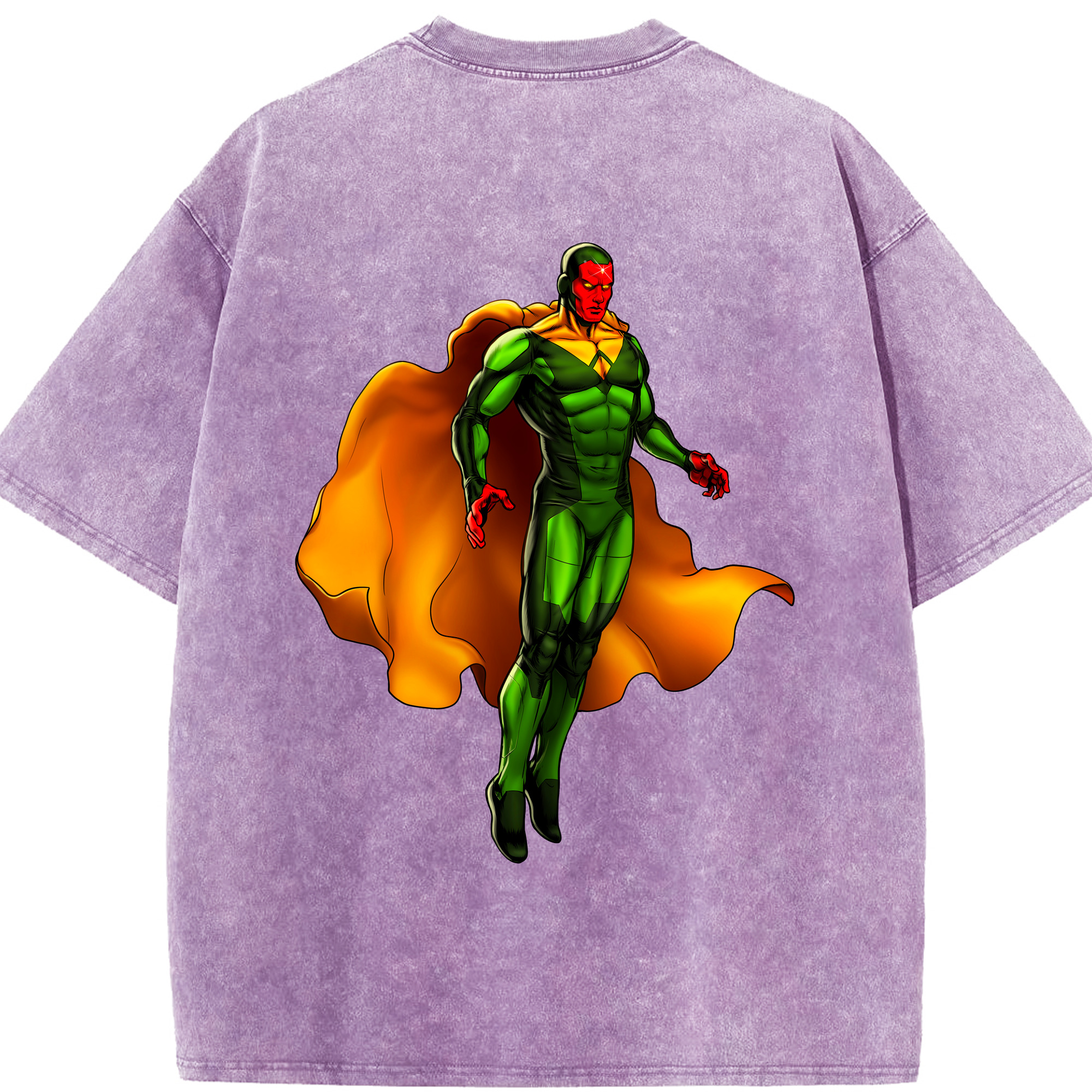（画像用） アベンジャーズ The Avengers 綿100% ヴィンテージ風 半袖Tシャツ（背面プリント）