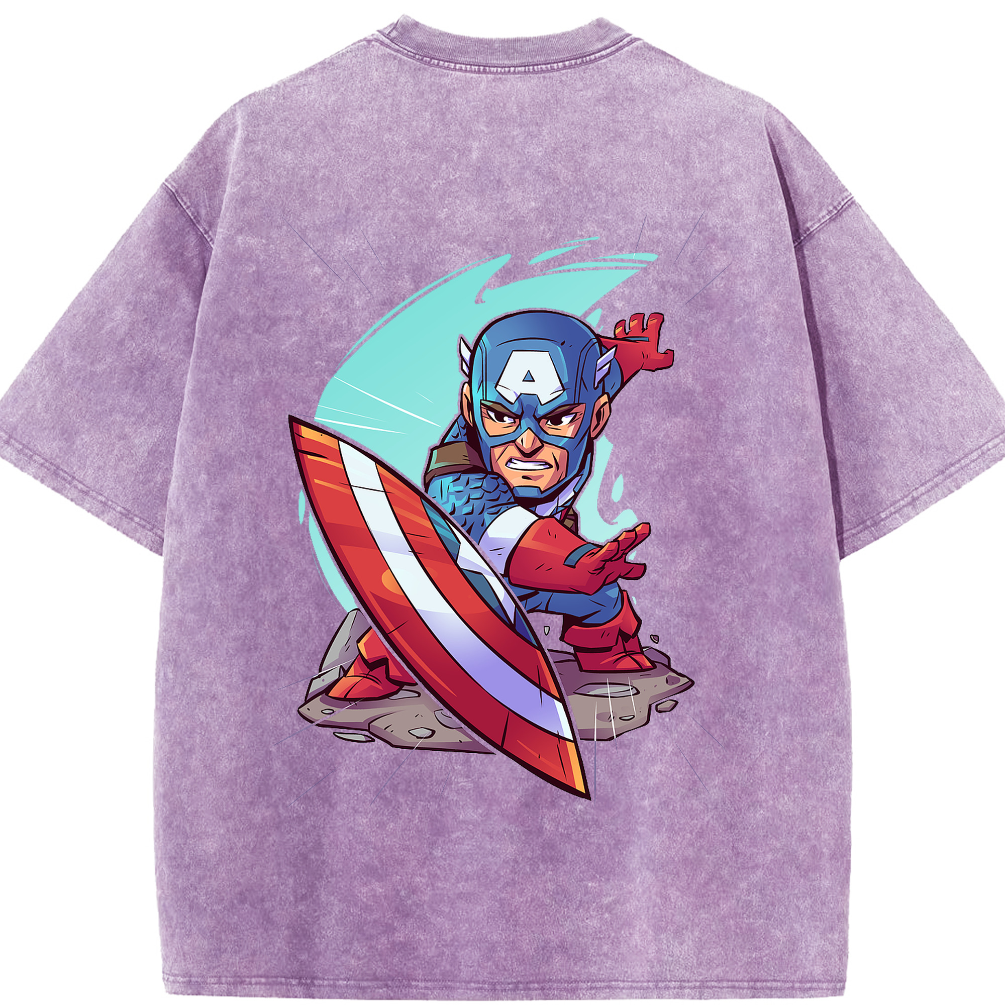 （画像用） アベンジャーズ The Avengers 綿100% ヴィンテージ風 半袖Tシャツ（背面プリント）