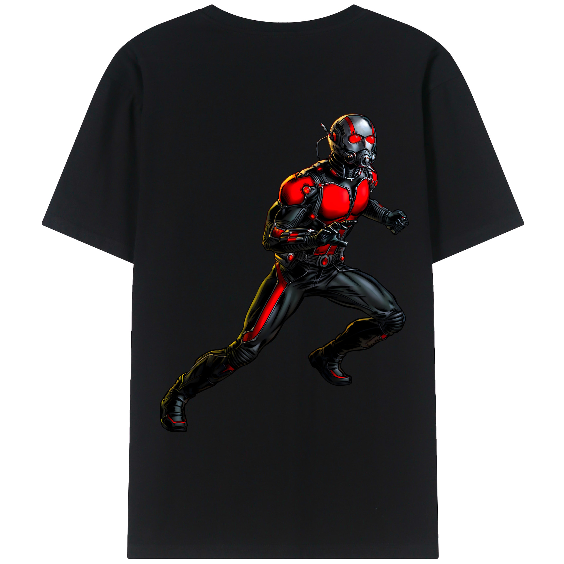 （画像用） アベンジャーズ The Avengers 綿100％ メンズ半袖Tシャツ（バックプリント） 通気性