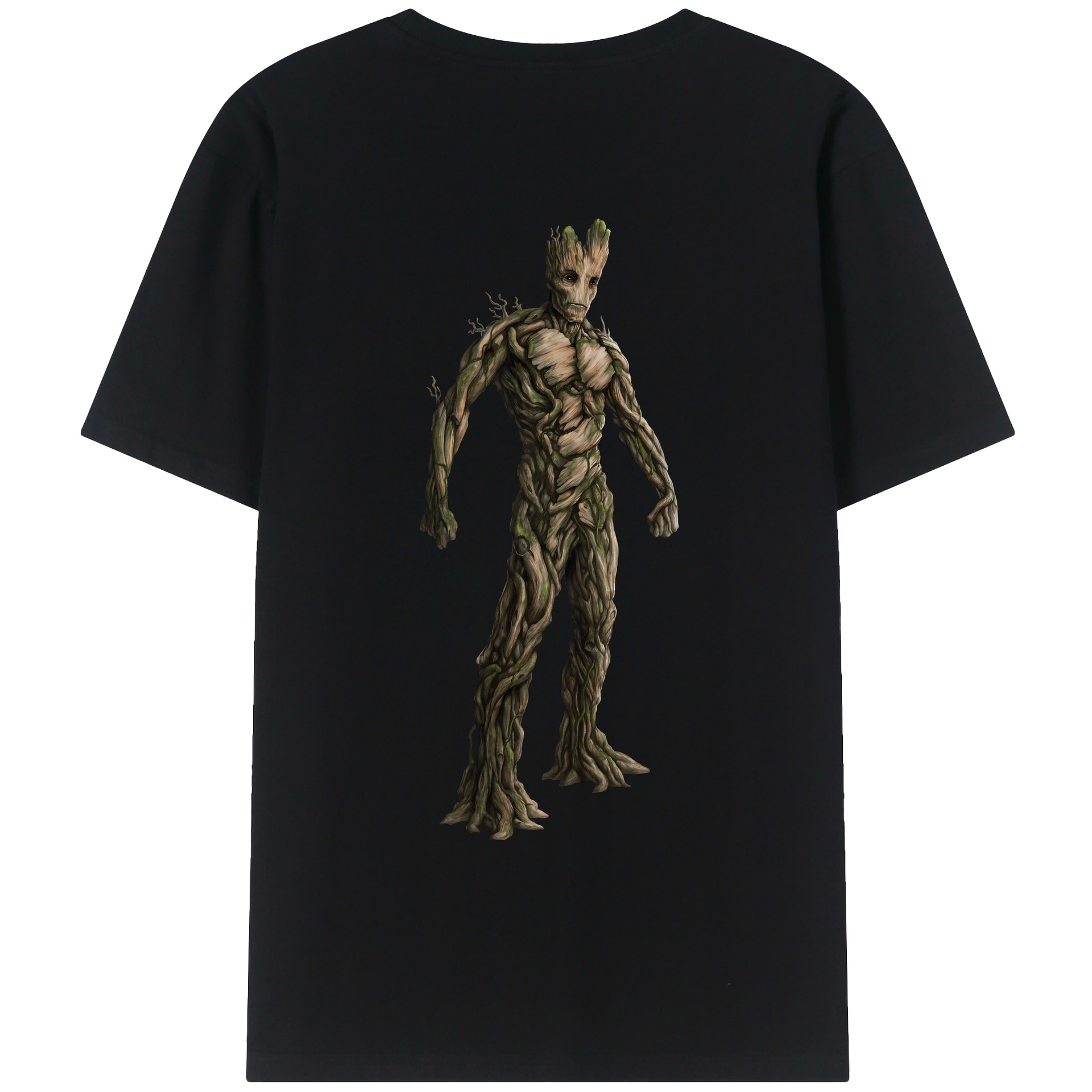 （画像用） アベンジャーズ The Avengers 綿100％ メンズ半袖Tシャツ（バックプリント） 通気性