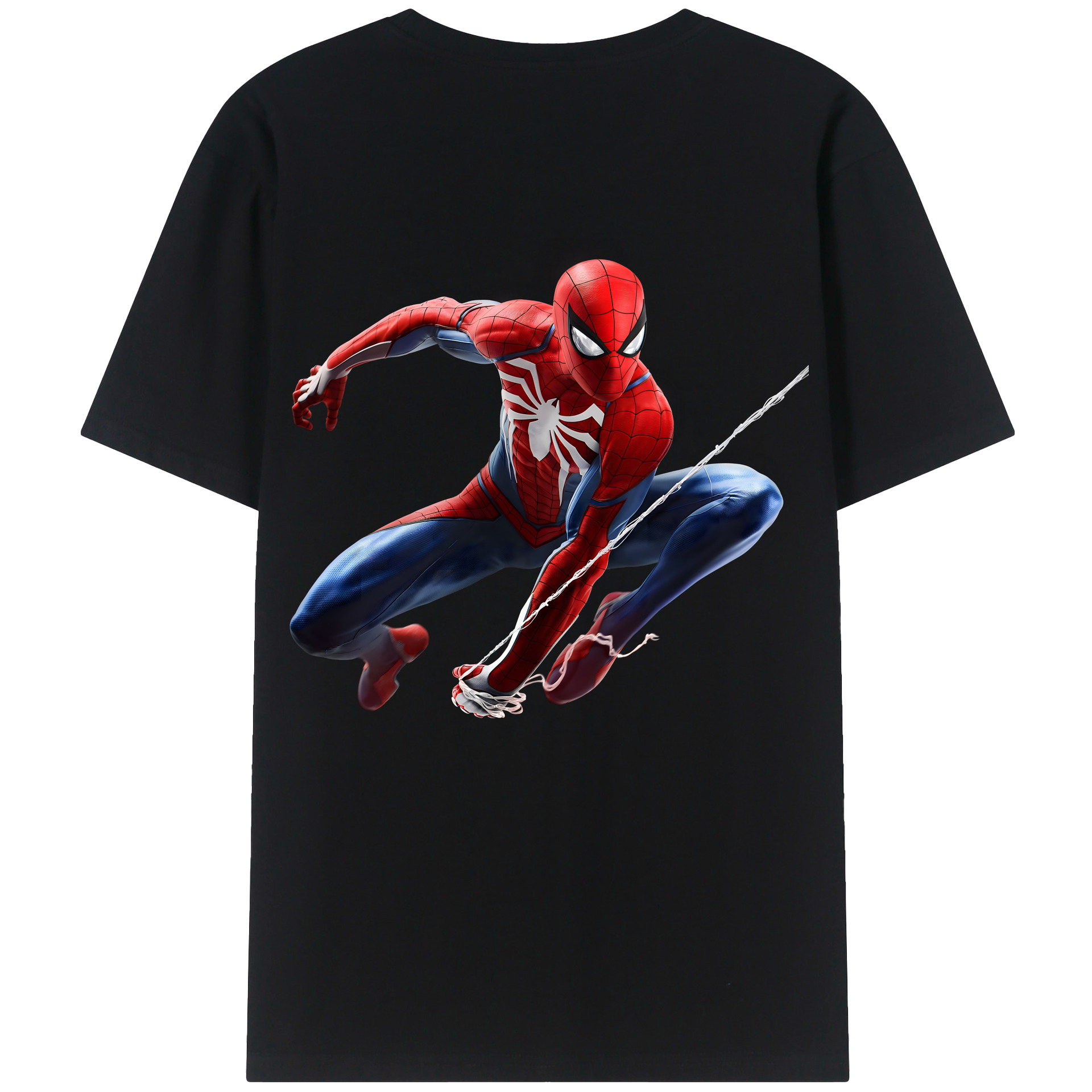 （画像用） アベンジャーズ The Avengers 綿100％ メンズ半袖Tシャツ（バックプリント） 通気性