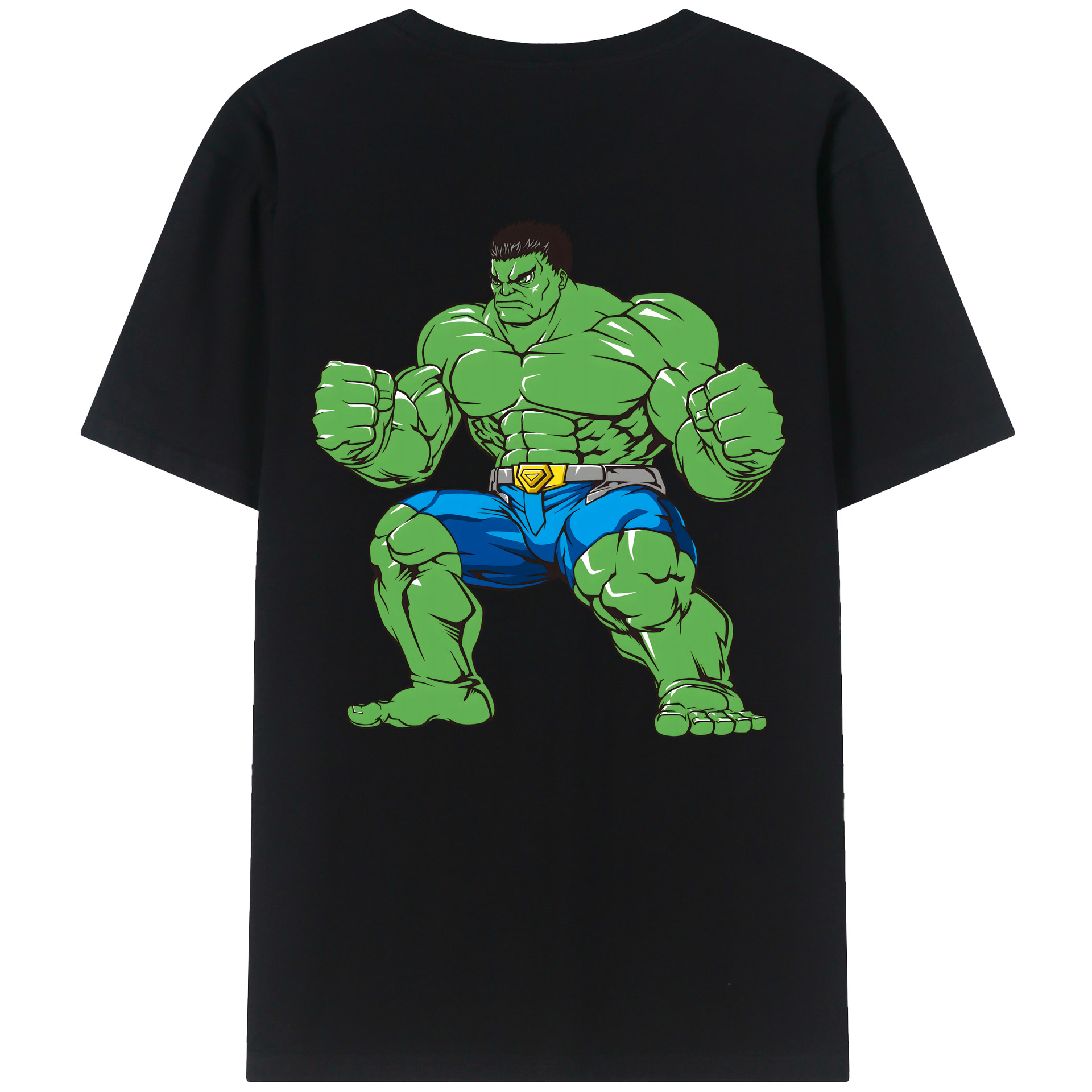 （画像用） アベンジャーズ The Avengers 綿100％ メンズ半袖Tシャツ（バックプリント） 通気性