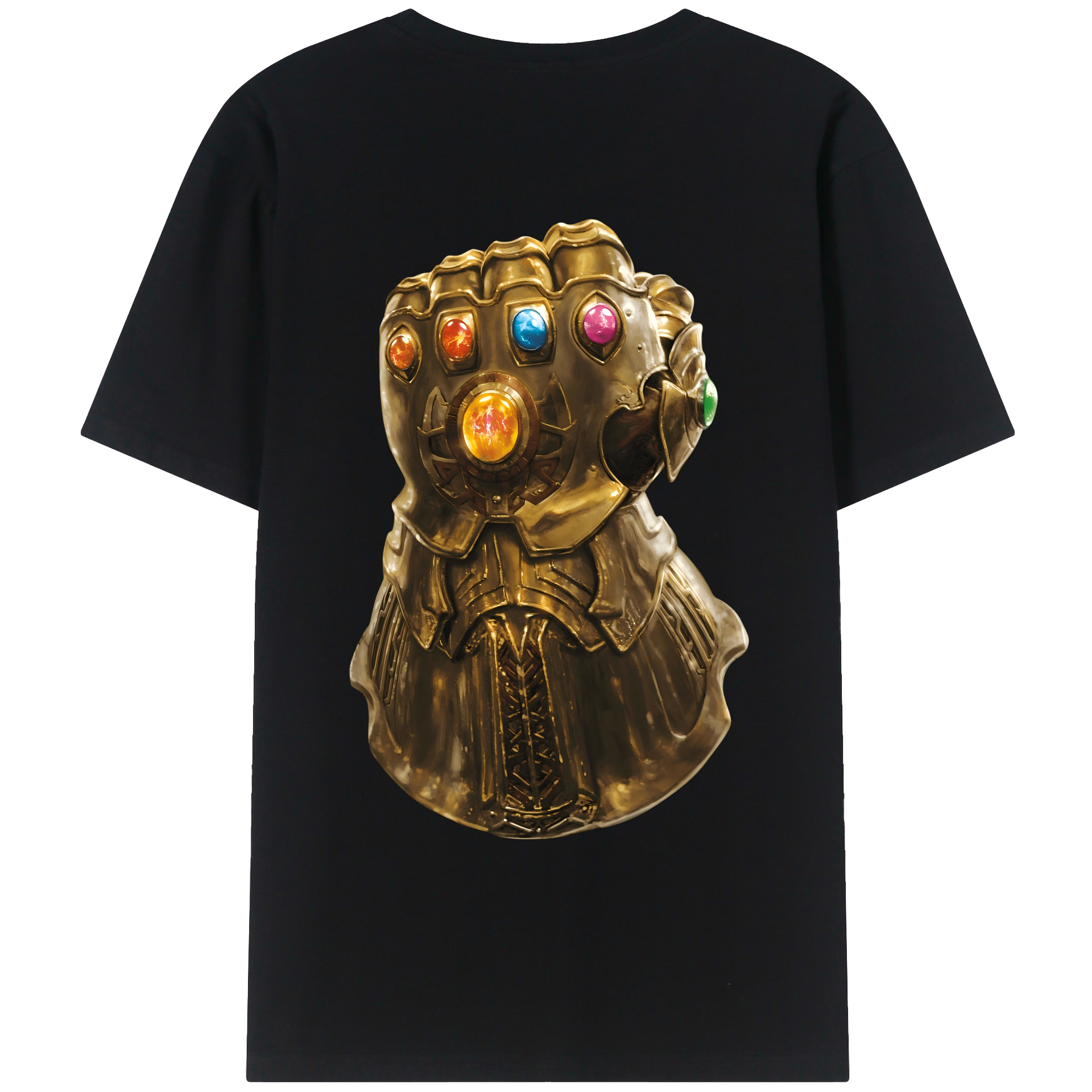 （画像用） アベンジャーズ The Avengers 綿100％ メンズ半袖Tシャツ（バックプリント） 通気性