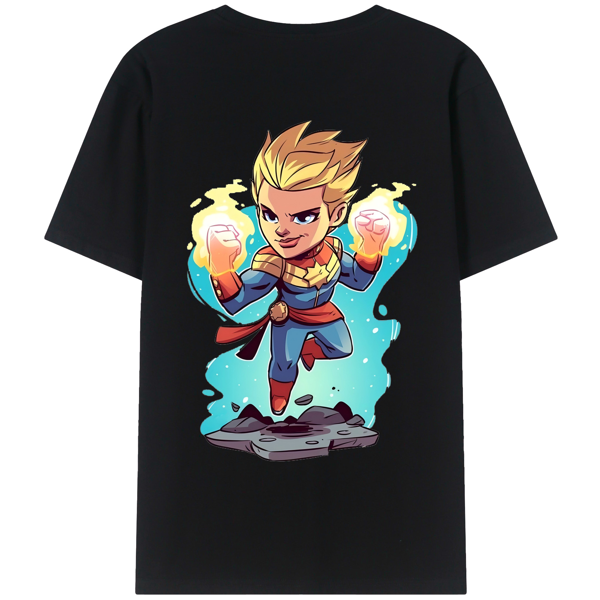 （画像用） アベンジャーズ The Avengers 綿100％ メンズ半袖Tシャツ（バックプリント） 通気性