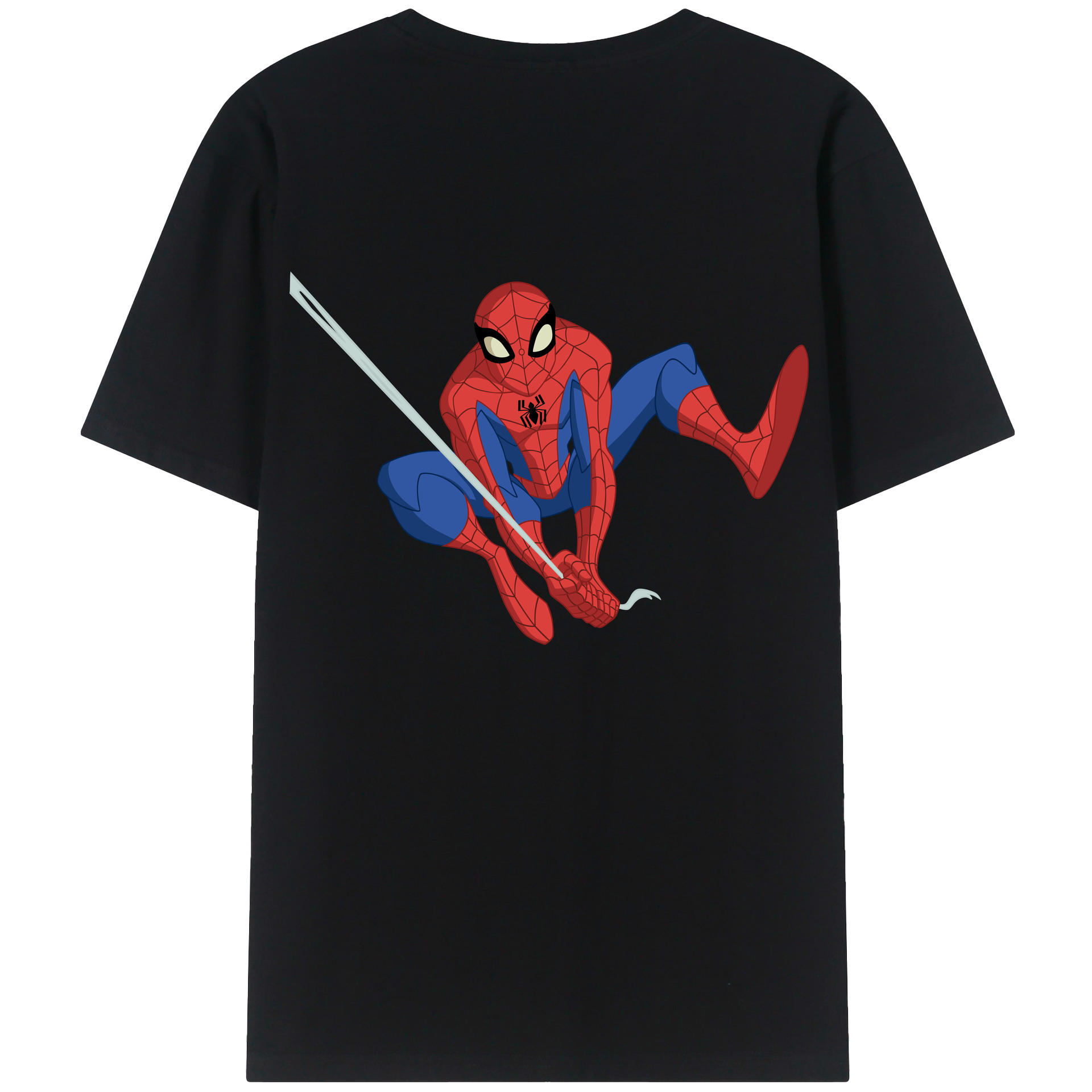 （画像用） アベンジャーズ The Avengers 綿100％ メンズ半袖Tシャツ（バックプリント） 通気性