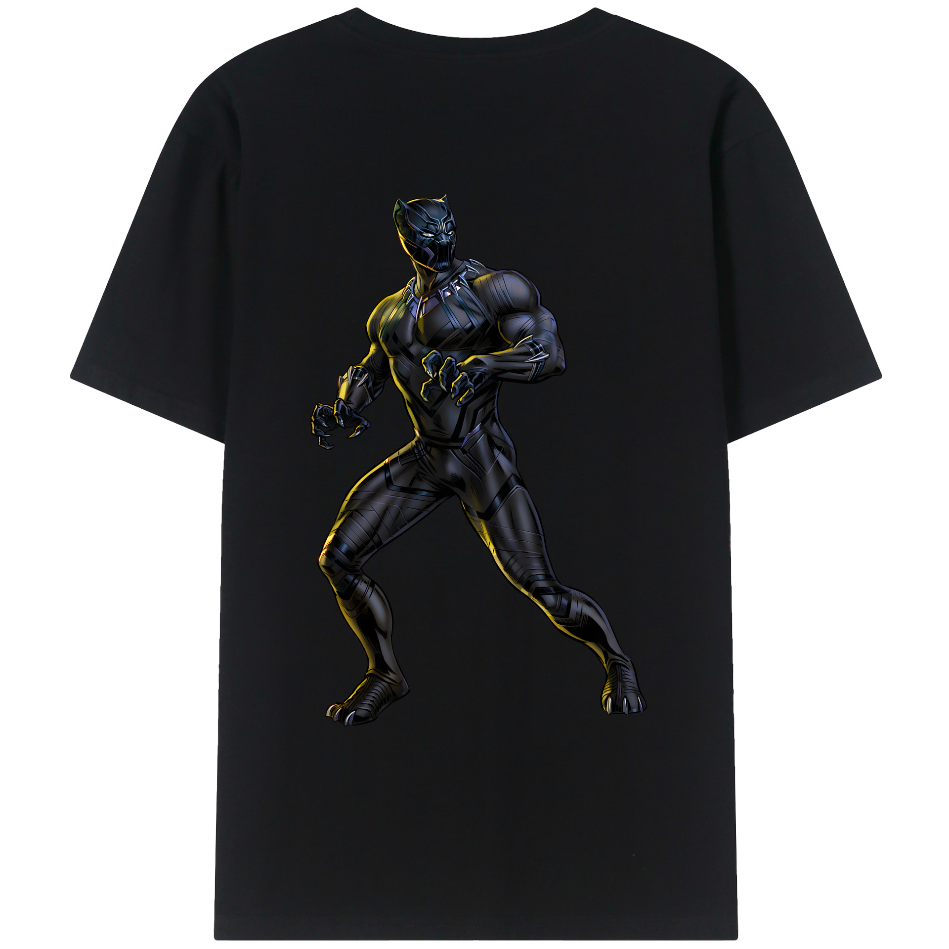 （画像用） アベンジャーズ The Avengers 綿100％ メンズ半袖Tシャツ（バックプリント） 通気性