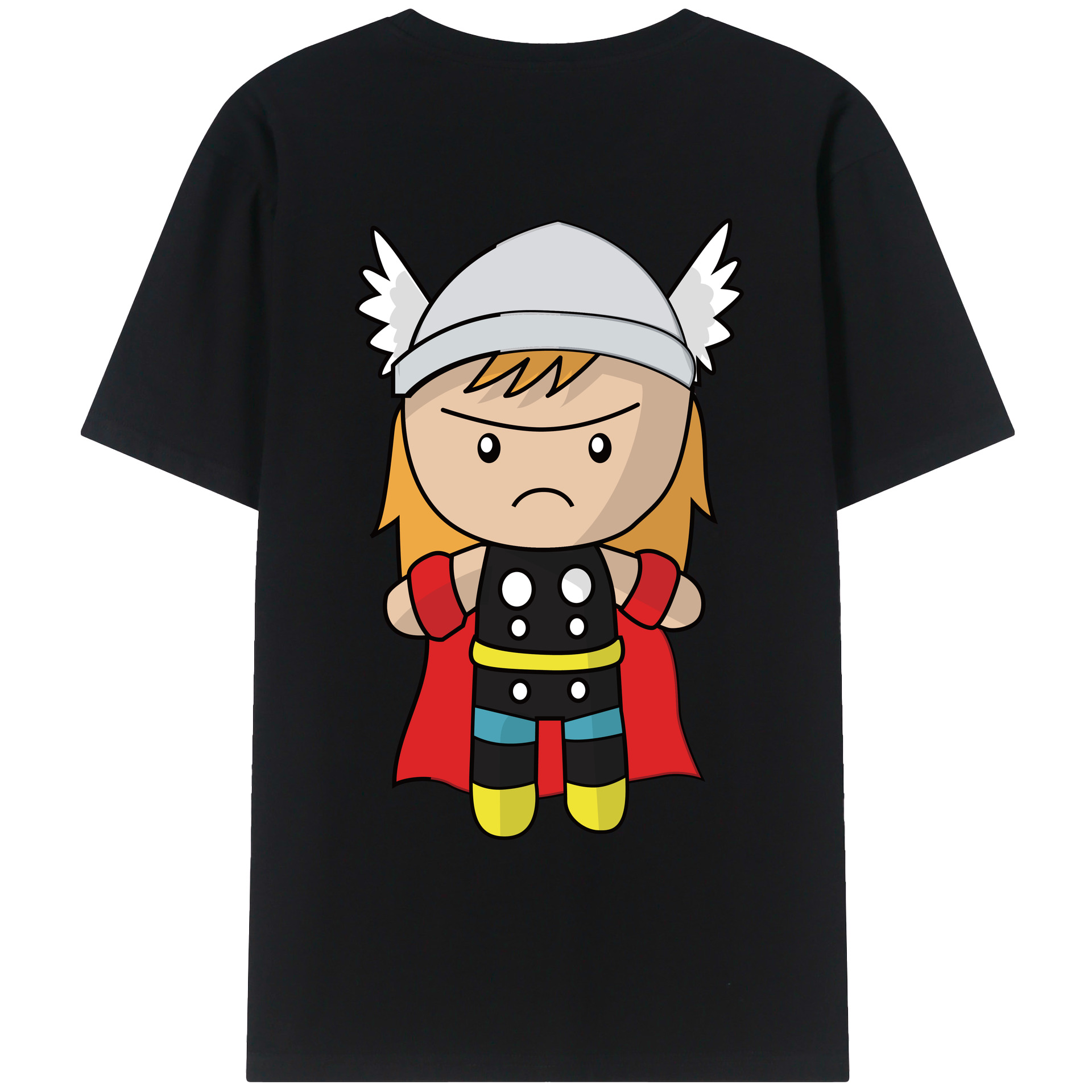 （画像用） アベンジャーズ The Avengers 綿100％ メンズ半袖Tシャツ（バックプリント） 通気性