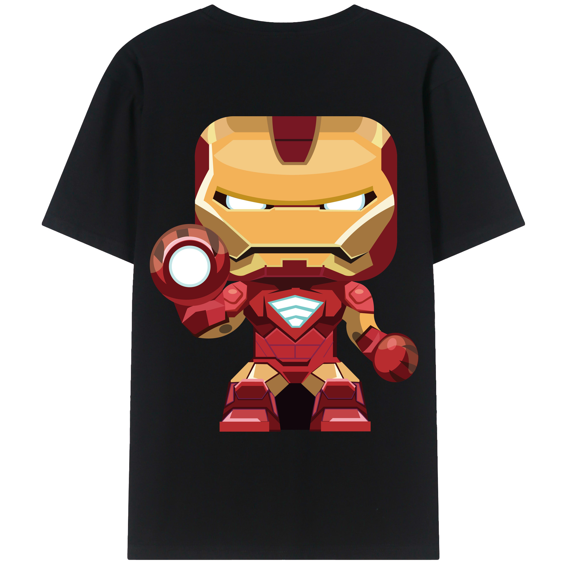 （画像用） アベンジャーズ The Avengers 綿100％ メンズ半袖Tシャツ（バックプリント） 通気性