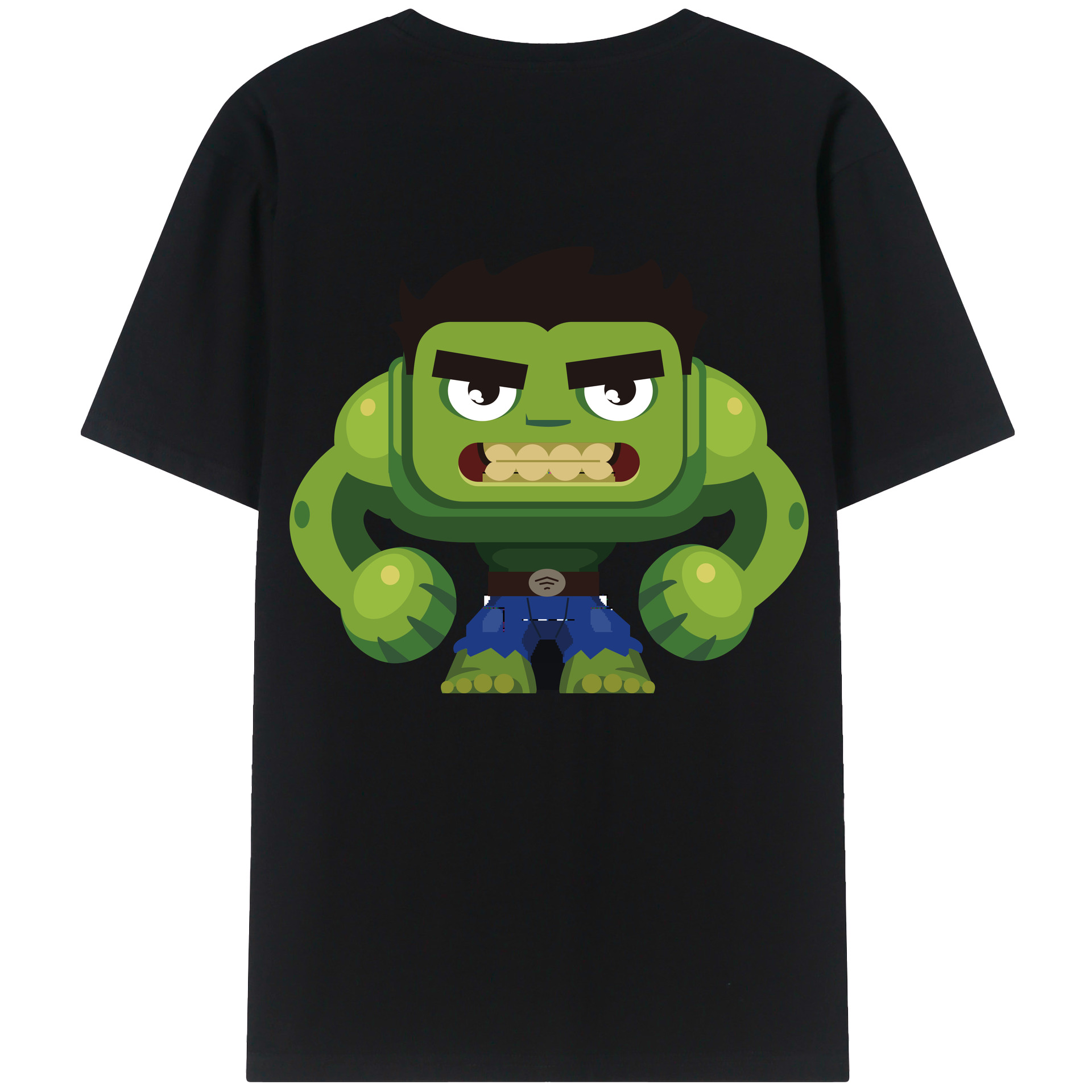 （画像用） アベンジャーズ The Avengers 綿100％ メンズ半袖Tシャツ（バックプリント） 通気性