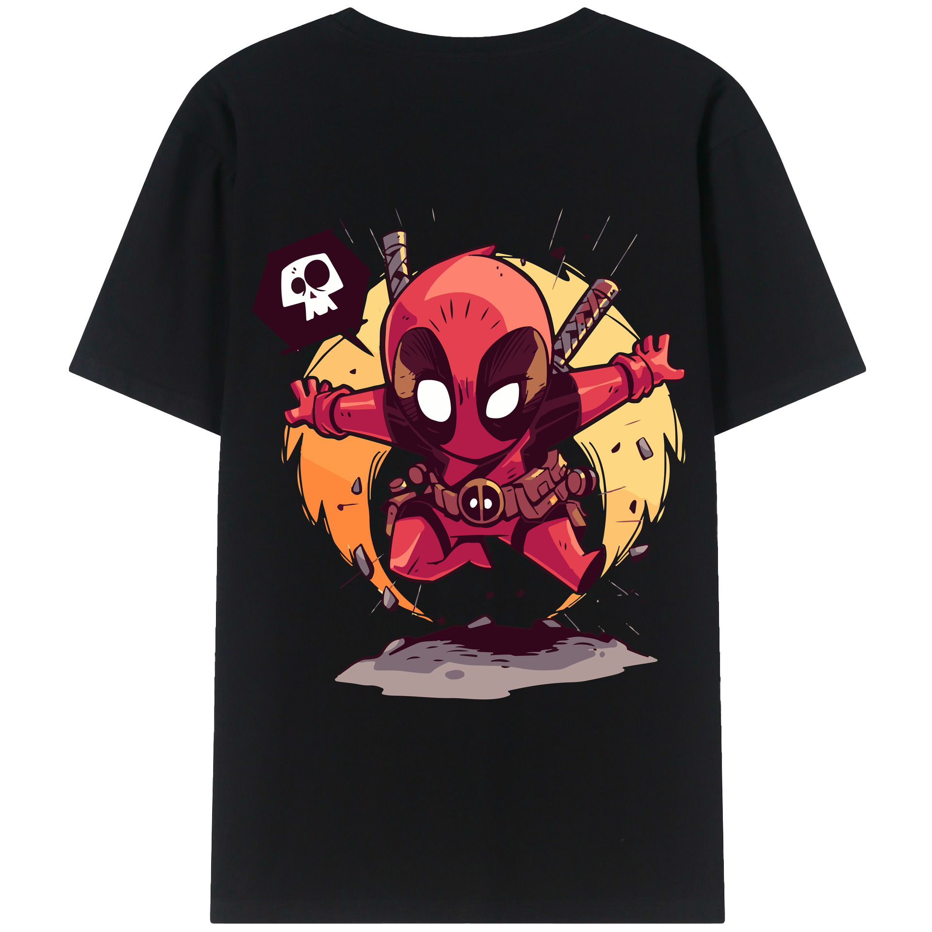 （画像用） アベンジャーズ The Avengers 綿100％ メンズ半袖Tシャツ（バックプリント） 通気性